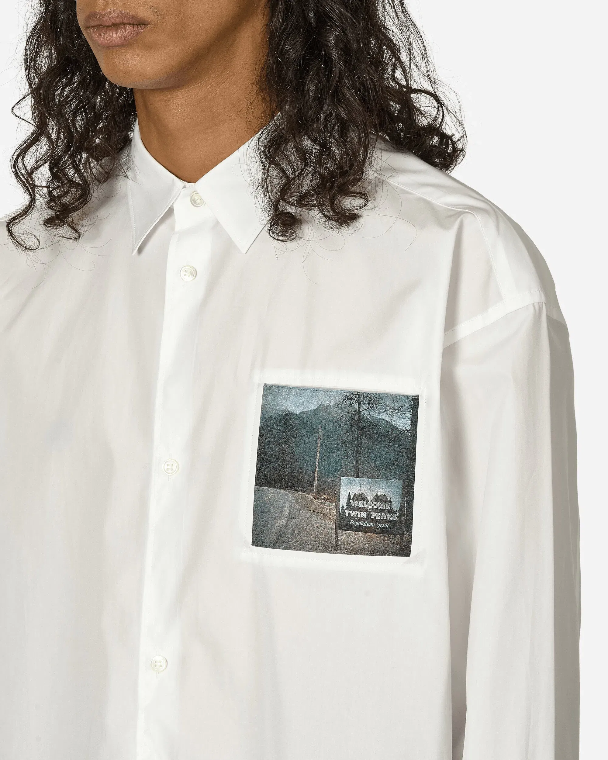 Undercover Twin Peaks Typewriter Shirt White