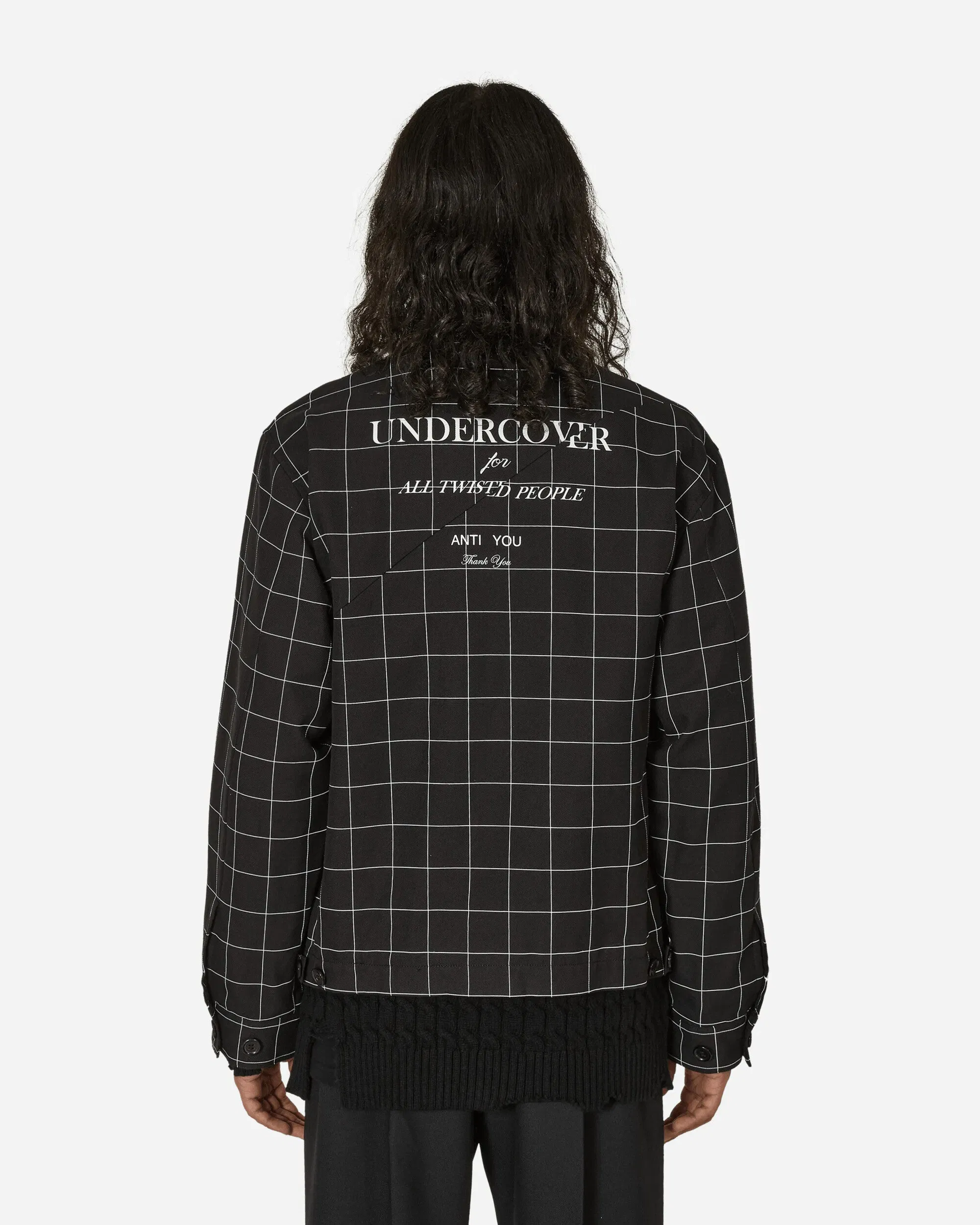 Undercover Grid Jacket Black