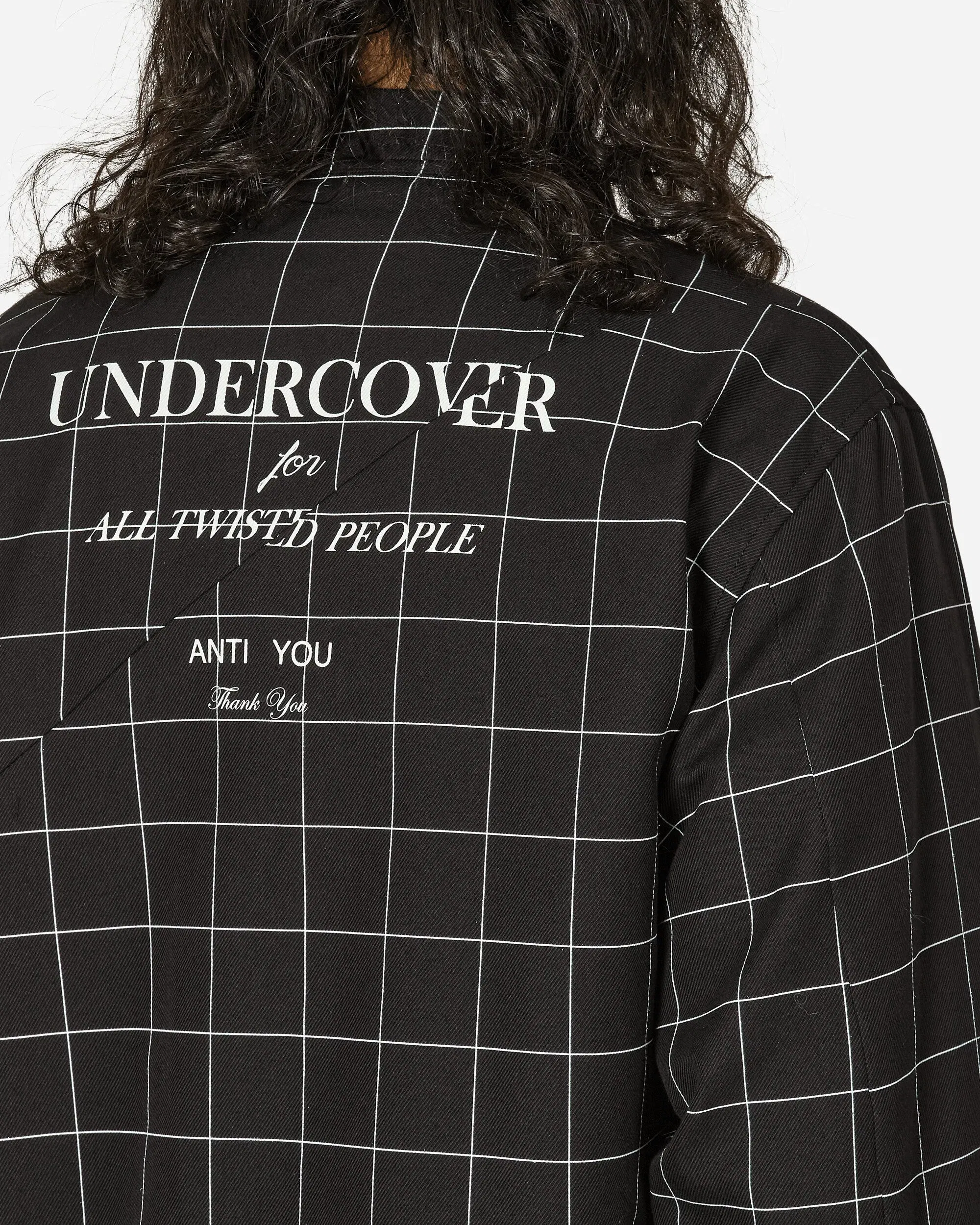 Undercover Grid Jacket Black