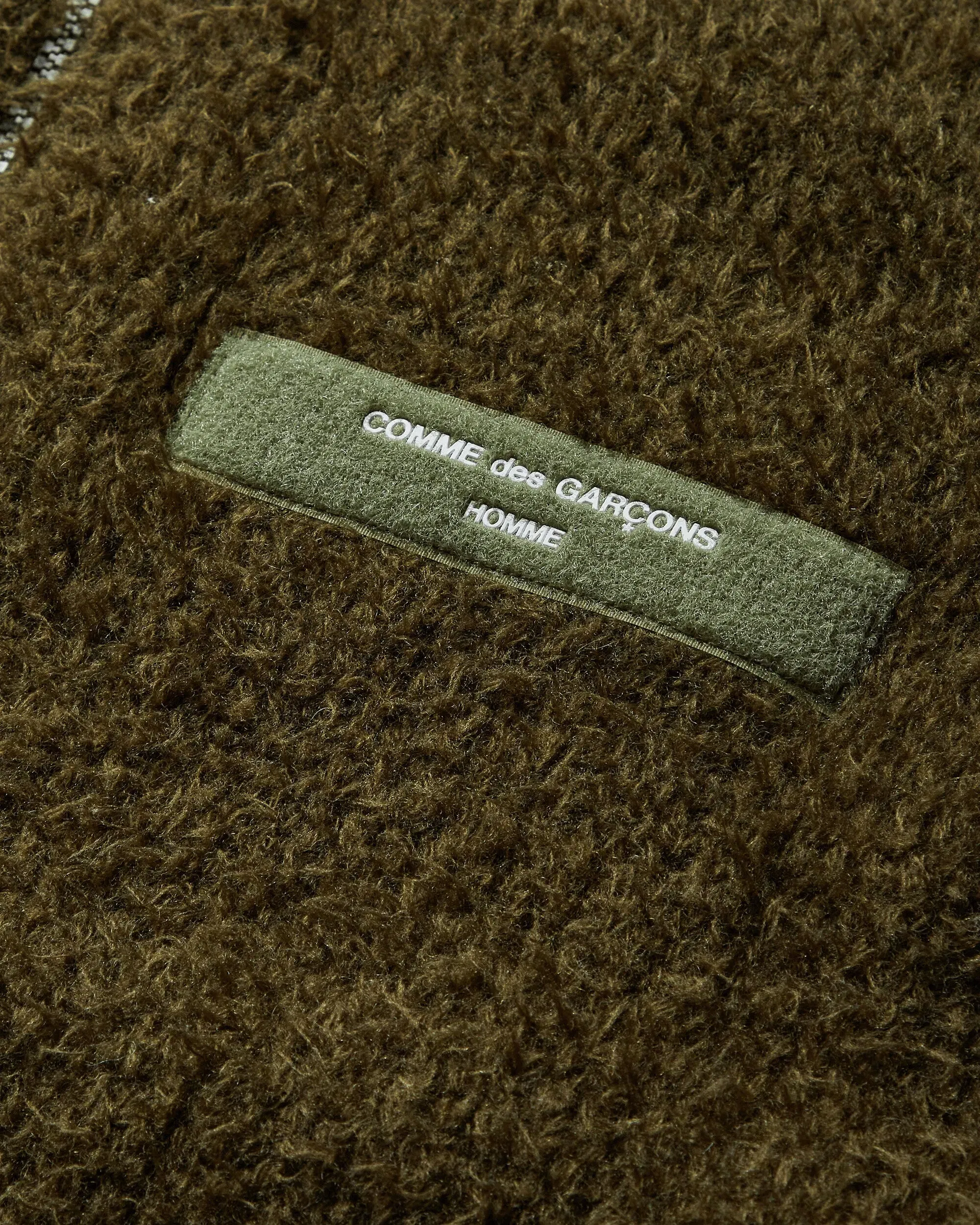 Comme Des Garçons Homme Men's Wool Vest Khaki