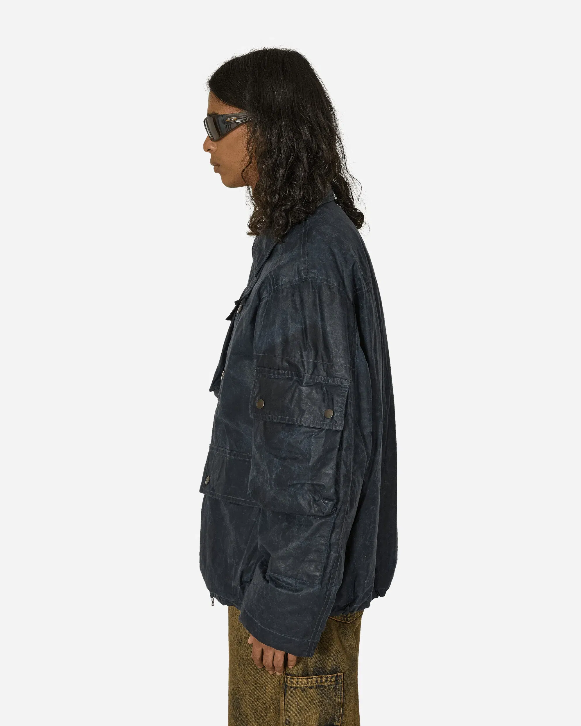 DRIES VAN NOTEN Water Repellent Jacket Navy