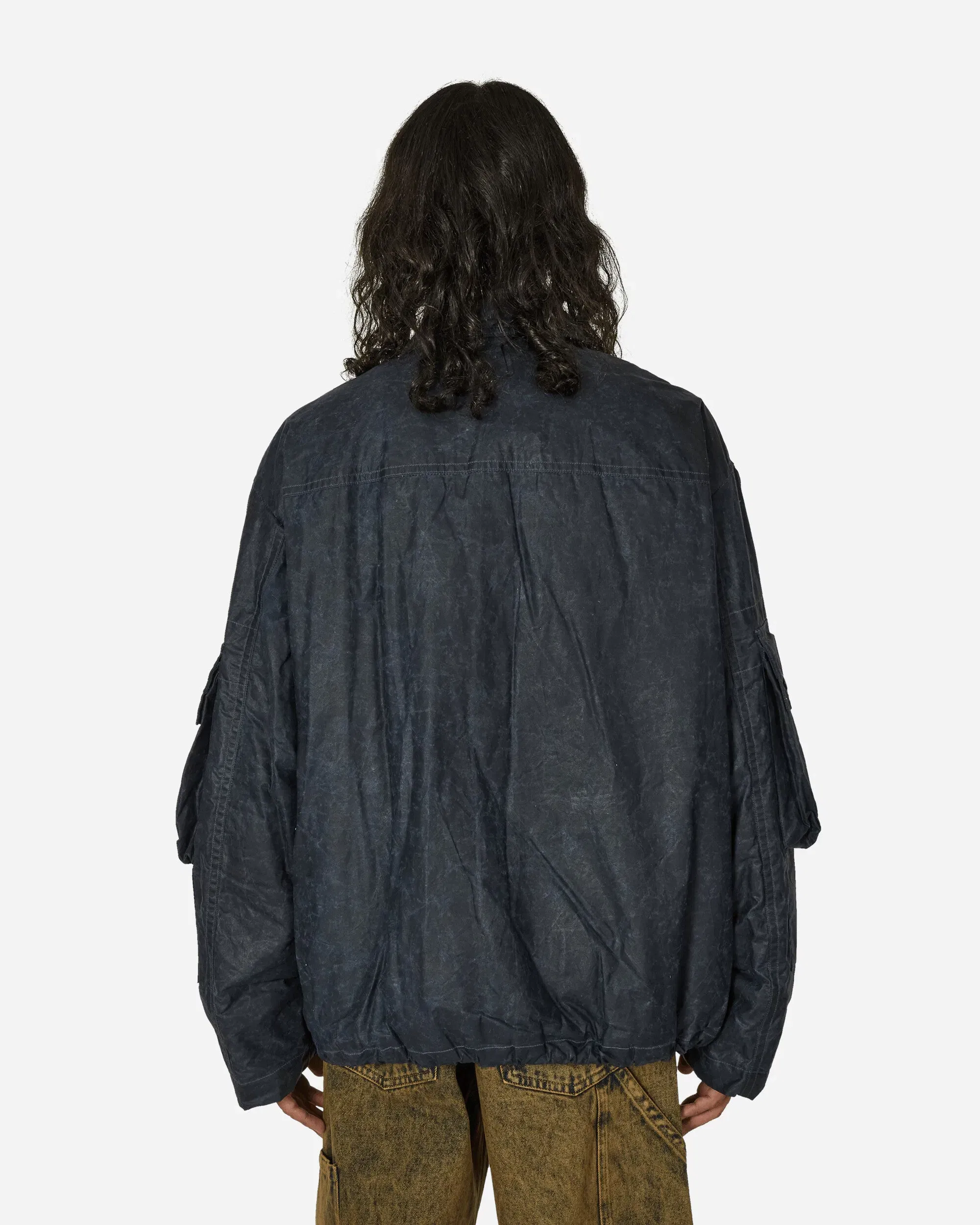 DRIES VAN NOTEN Water Repellent Jacket Navy