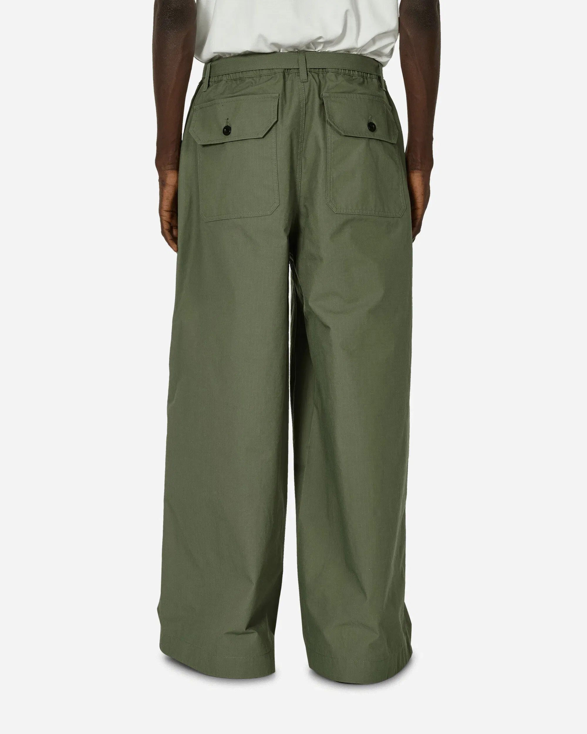 Sacai Rip Stop Pants Khaki