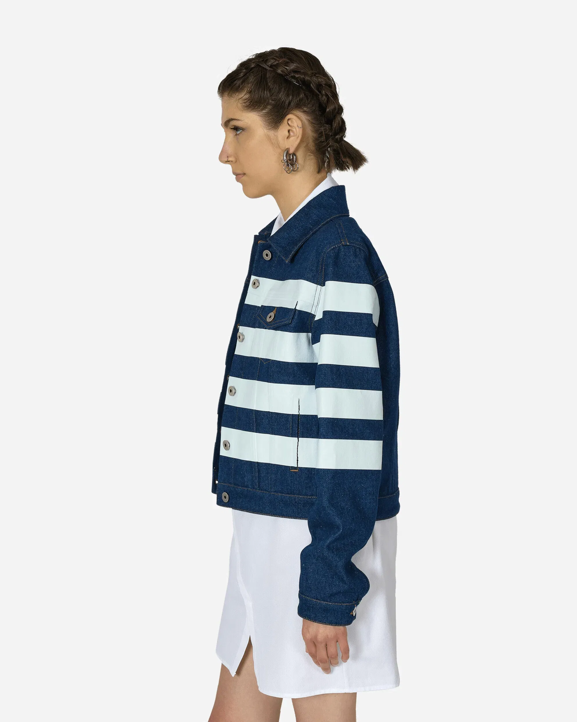Jean Paul Gaultier Marinière Denim Jacket Indigo