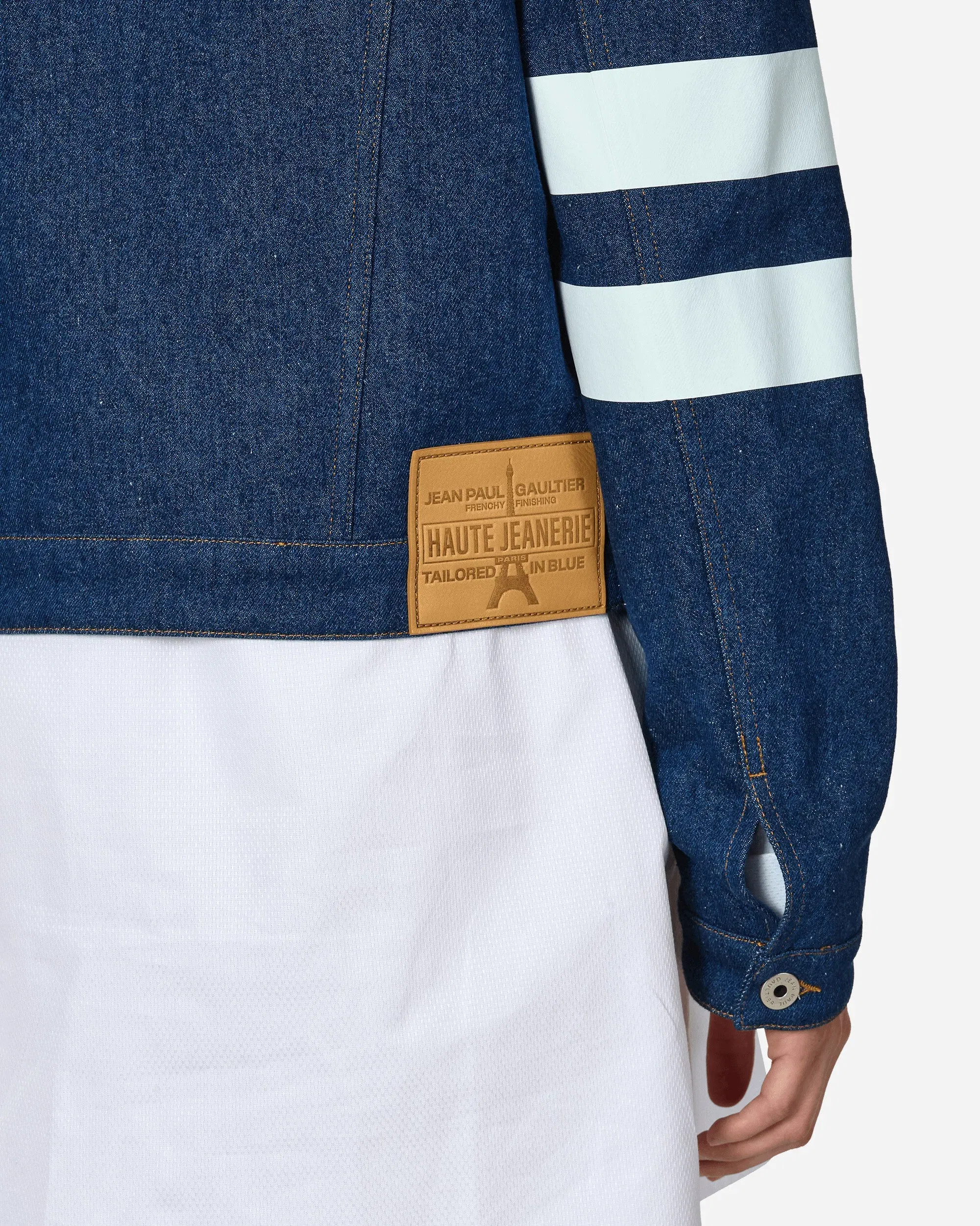 Jean Paul Gaultier Marinière Denim Jacket Indigo