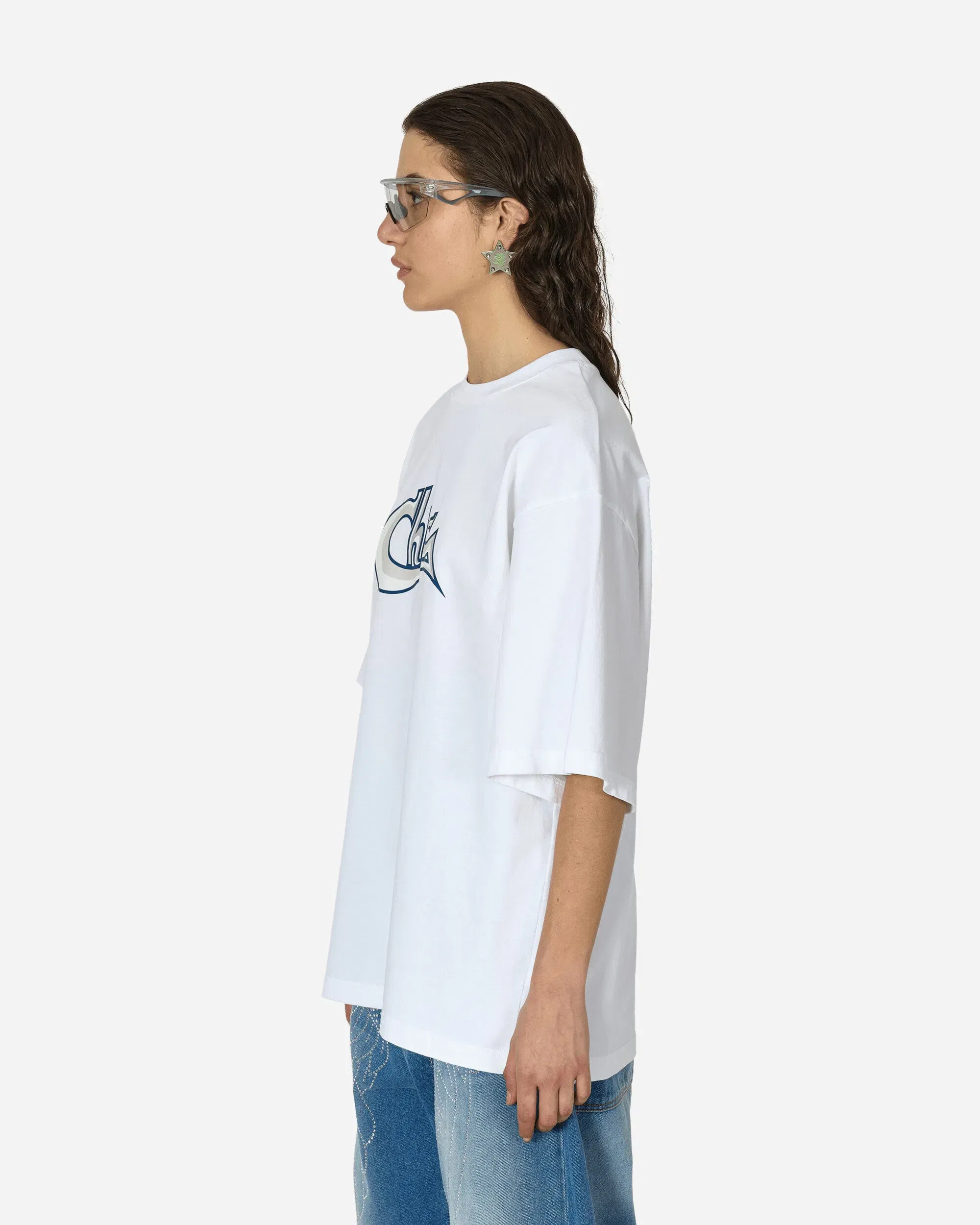 Abra Chic Oversized T-Shirt White