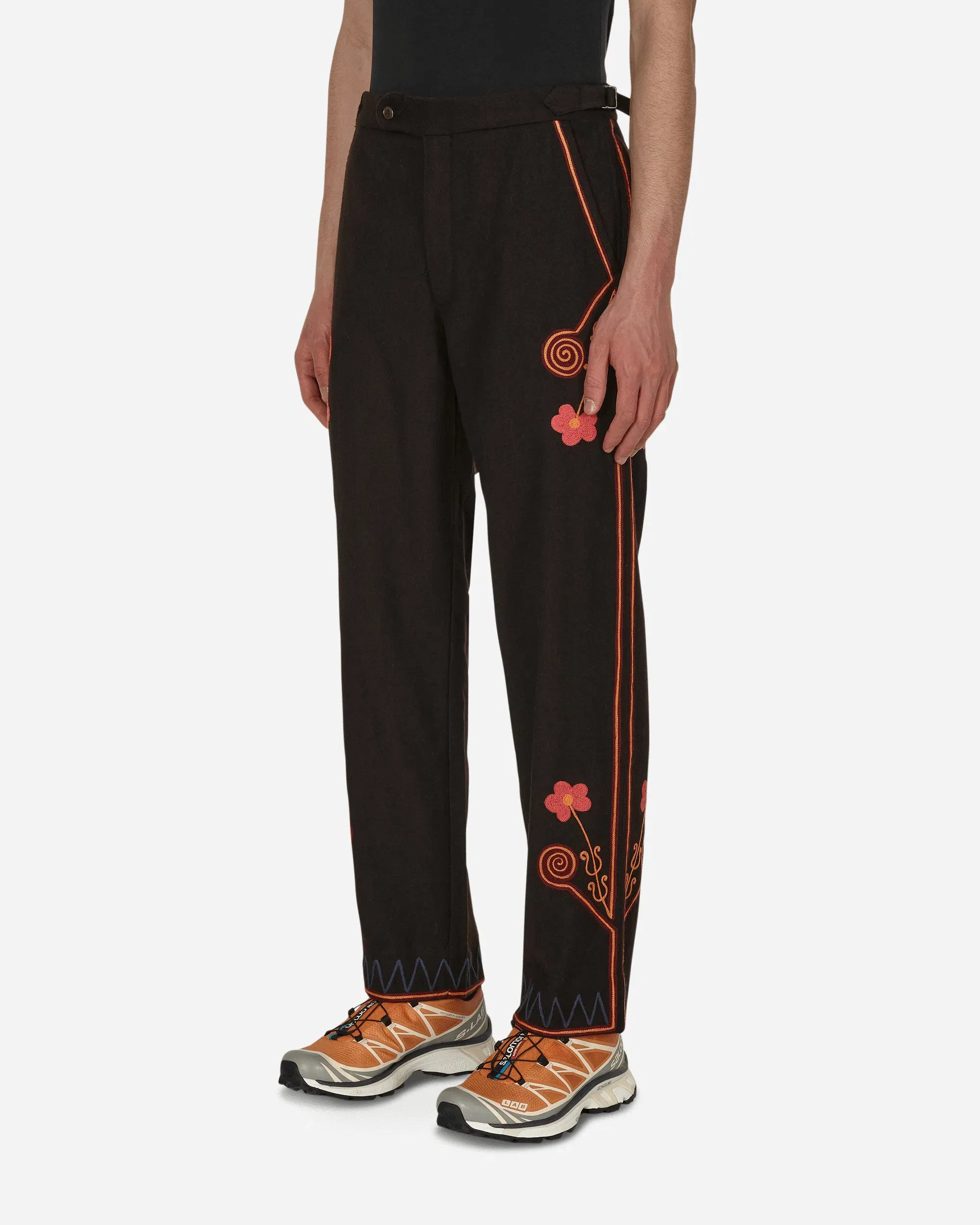 BODE Rancher Embroidered Trousers Brown