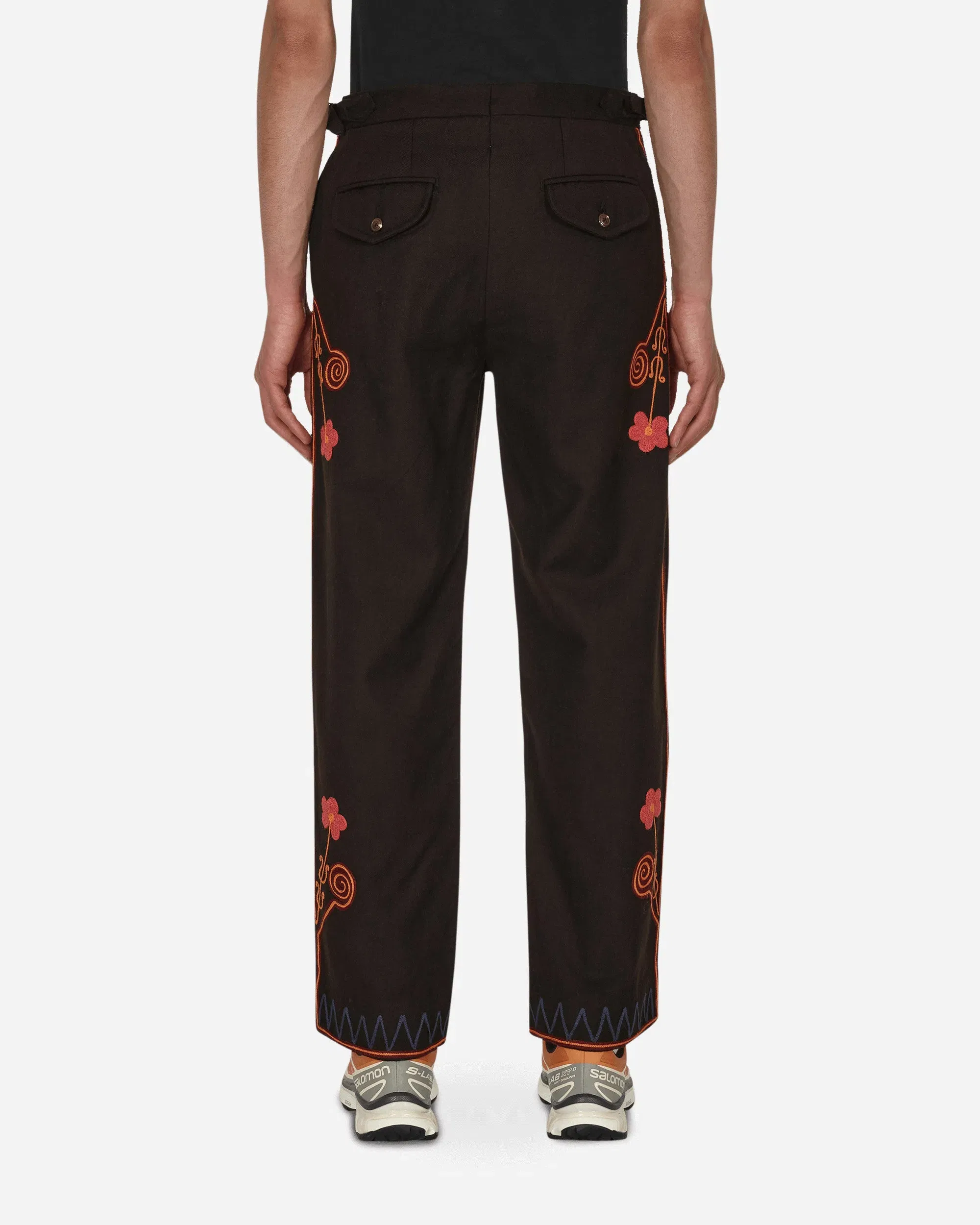 BODE Rancher Embroidered Trousers Brown