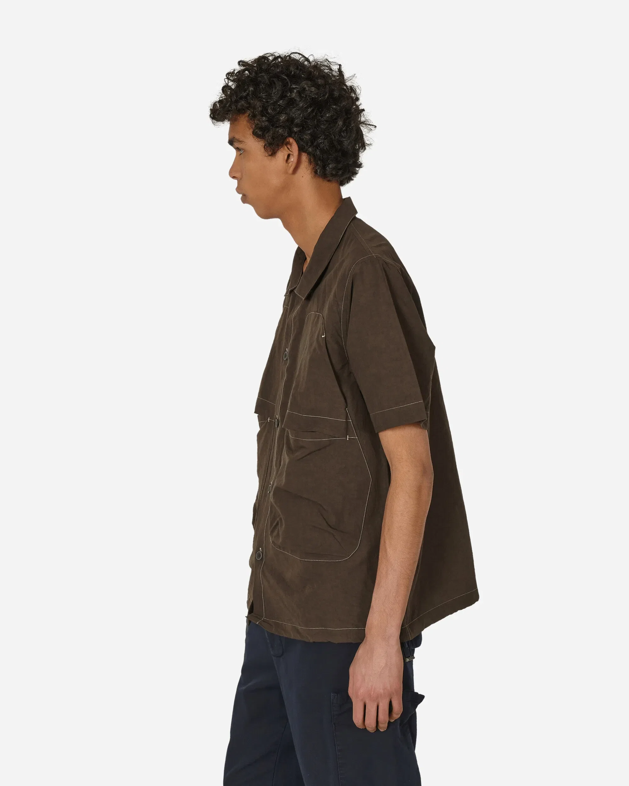RANRA Glems Shortsleeve Shirt Chocolate Brown