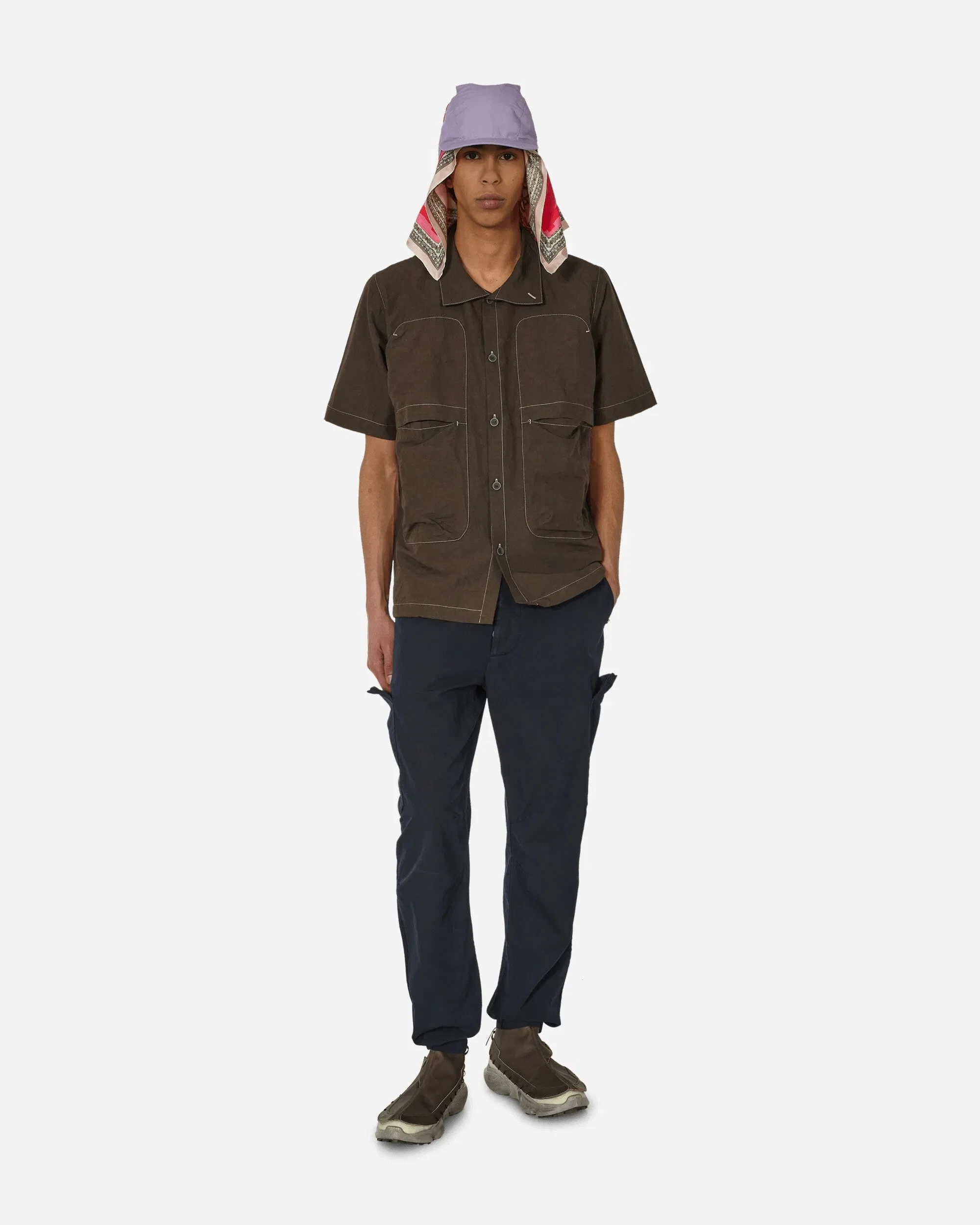 RANRA Glems Shortsleeve Shirt Chocolate Brown