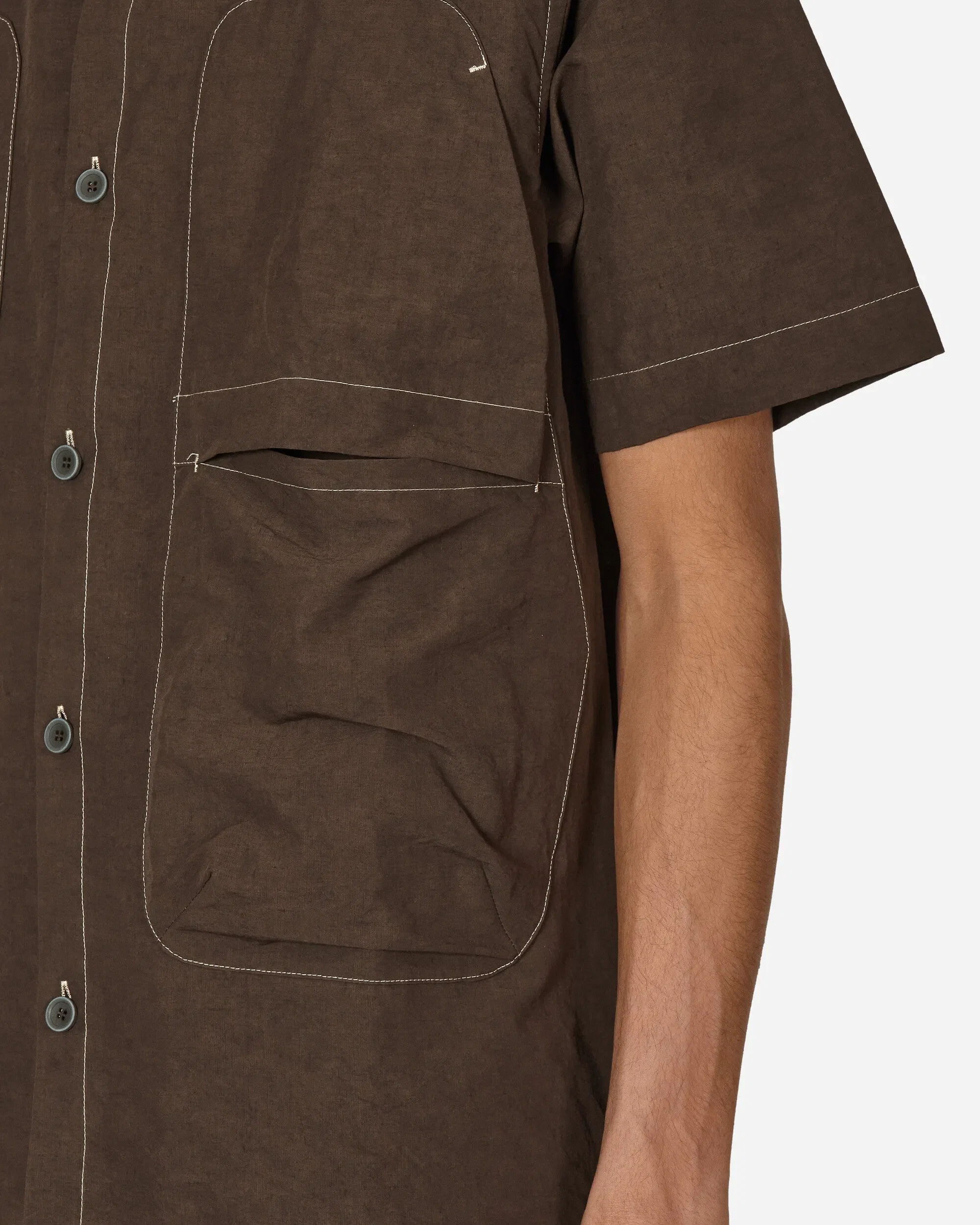 RANRA Glems Shortsleeve Shirt Chocolate Brown