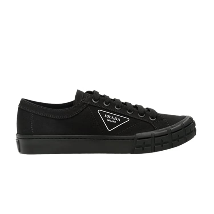 Prada Gabardine Wheel Low Black