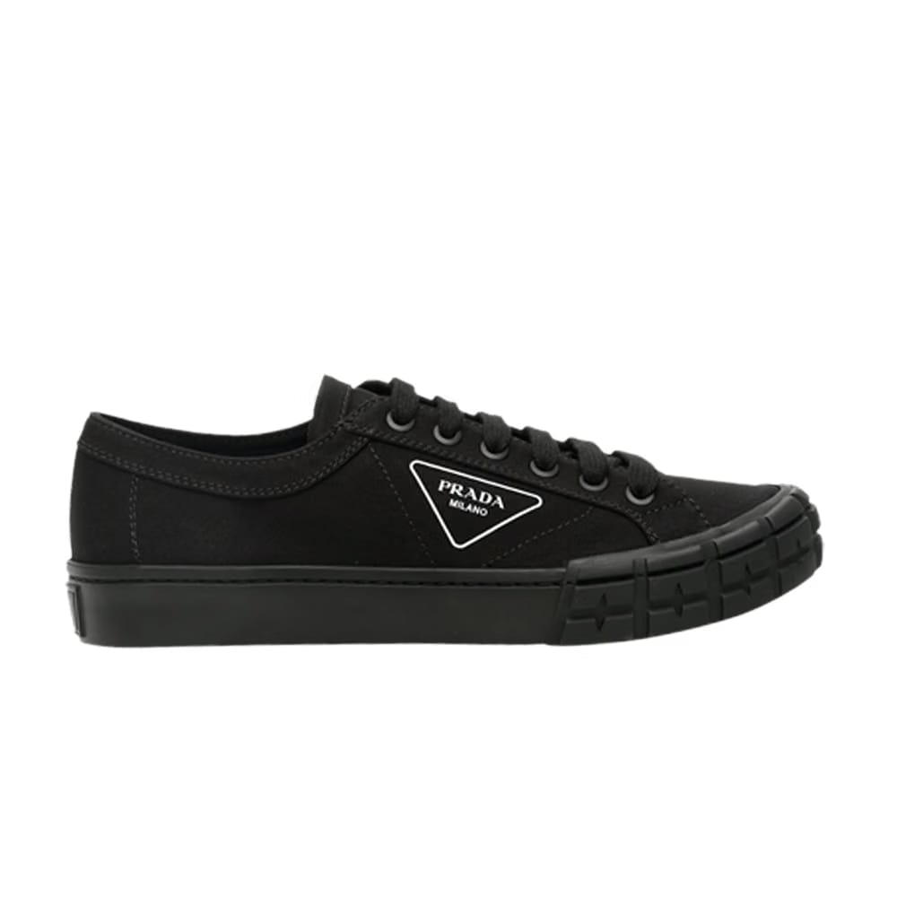 Prada Gabardine Wheel Low Black