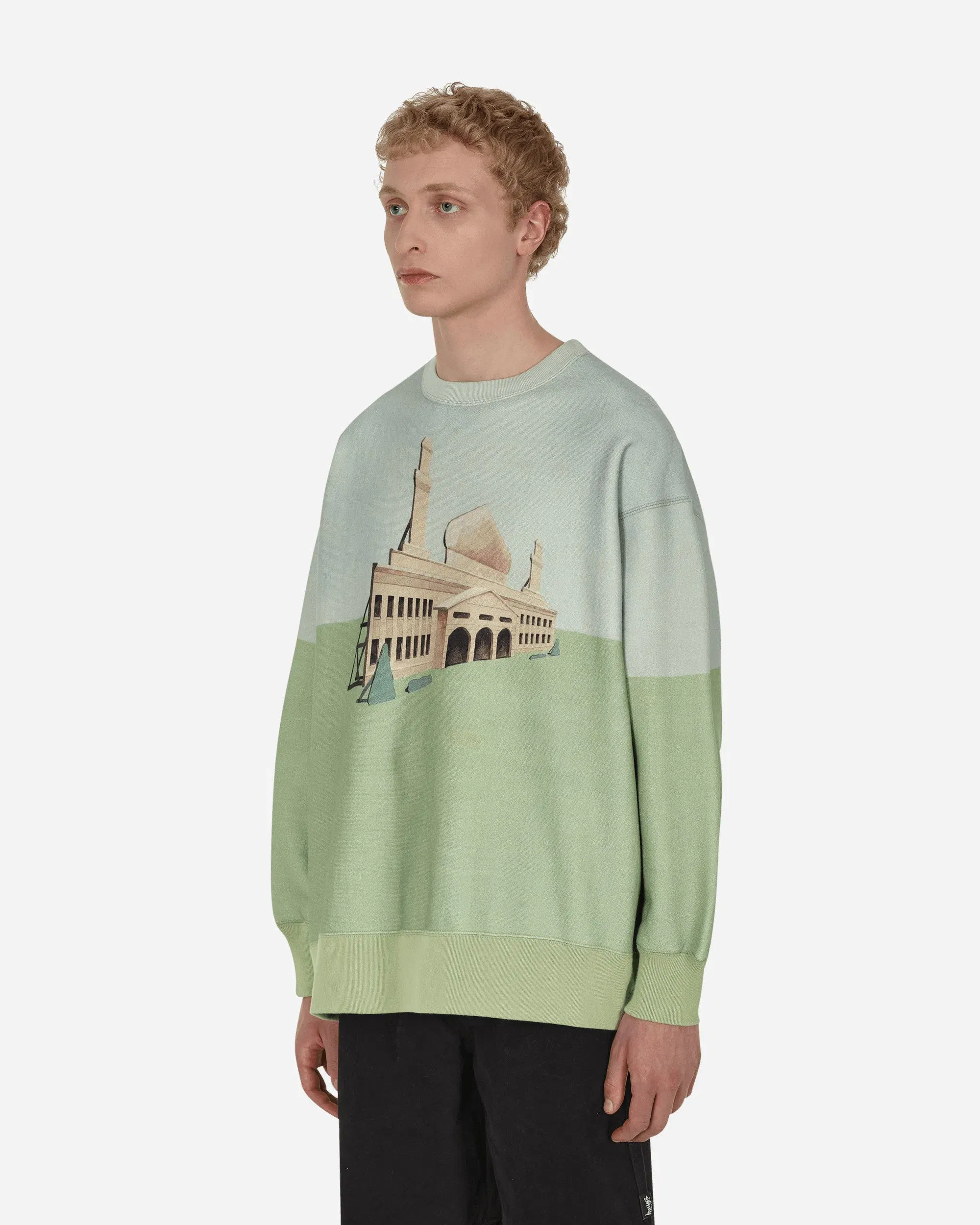 Undercover Graphic Crewneck Sweatshirt Green