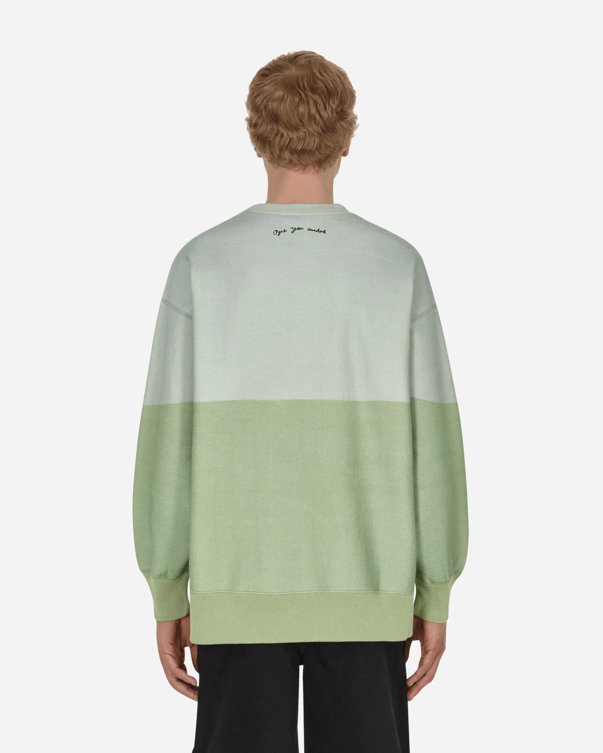 Undercover Graphic Crewneck Sweatshirt Green