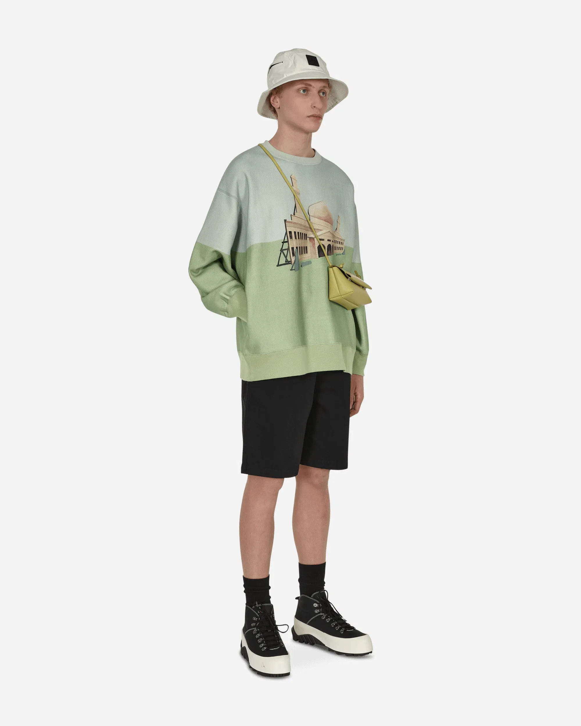 Undercover Graphic Crewneck Sweatshirt Green