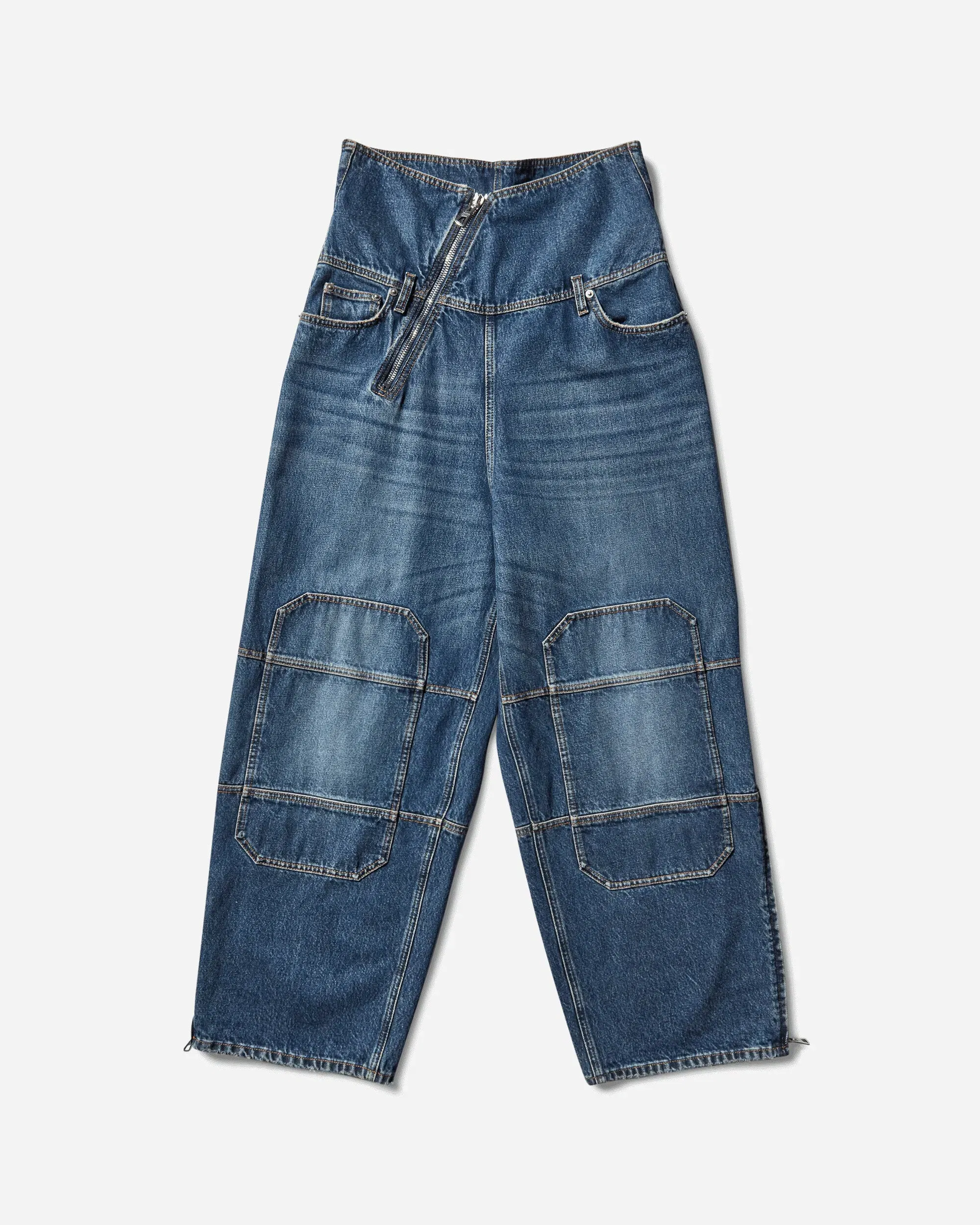 Jean Paul Gaultier Women's Strap Jeans Blue