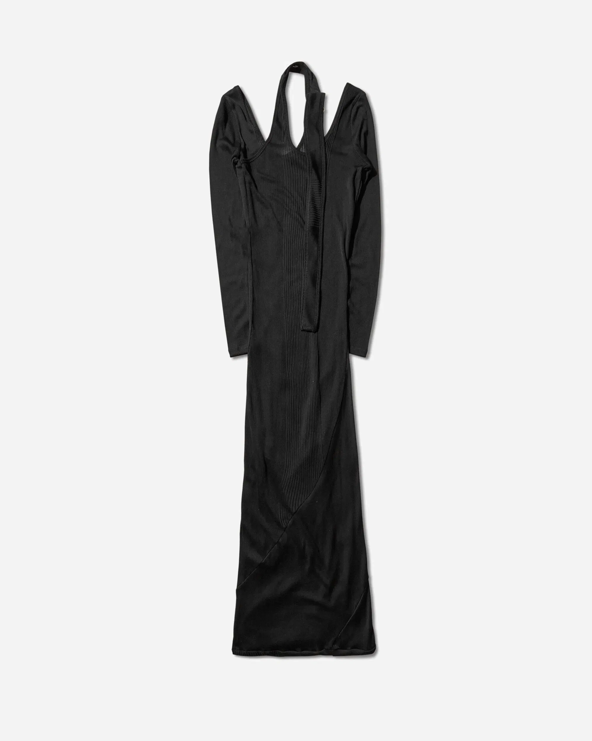 Jean Paul Gaultier Women's Piercing Longsleeve Dress Black
