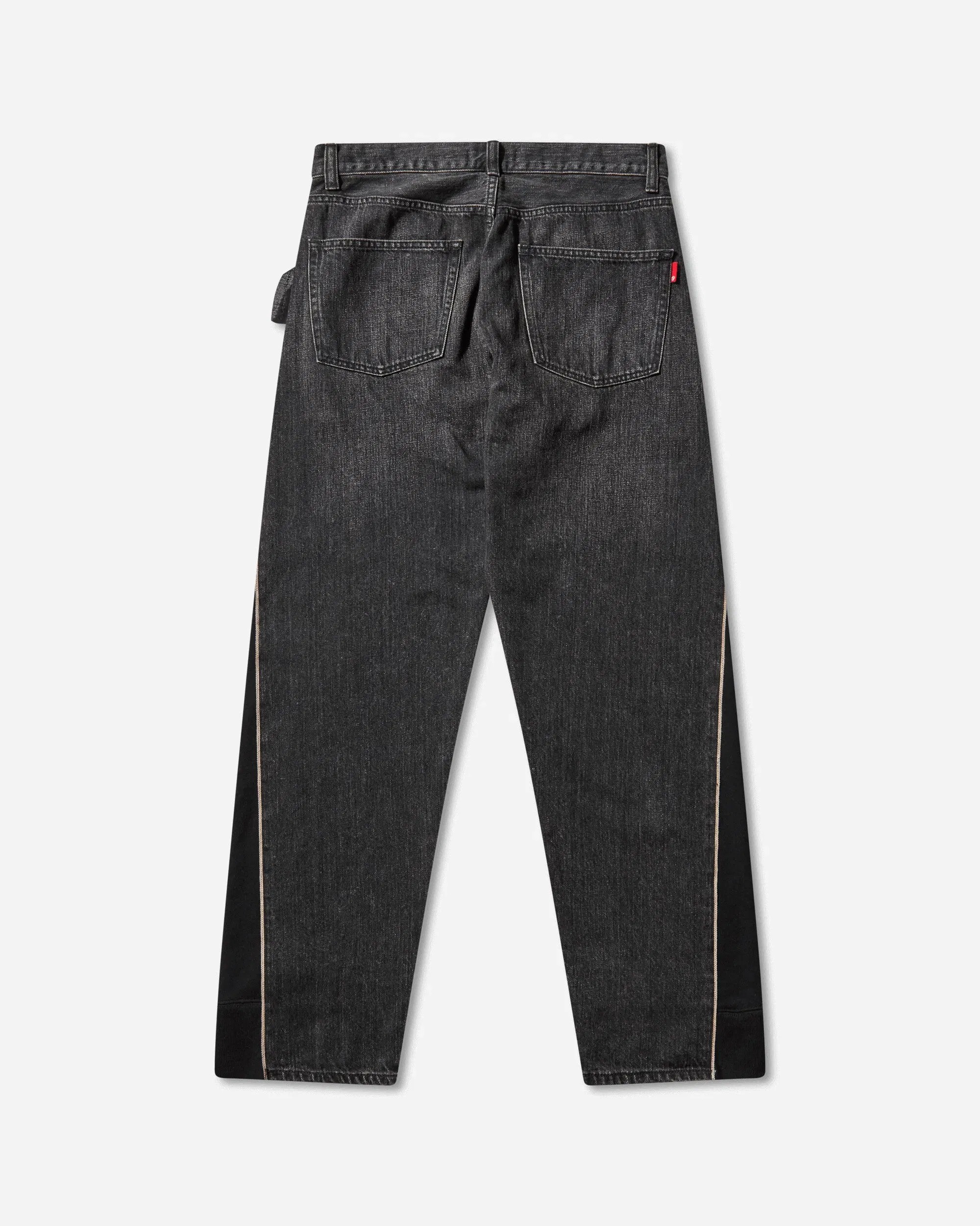 Undercover Women's Cotton Fleece Selvedge Denim Pants Black