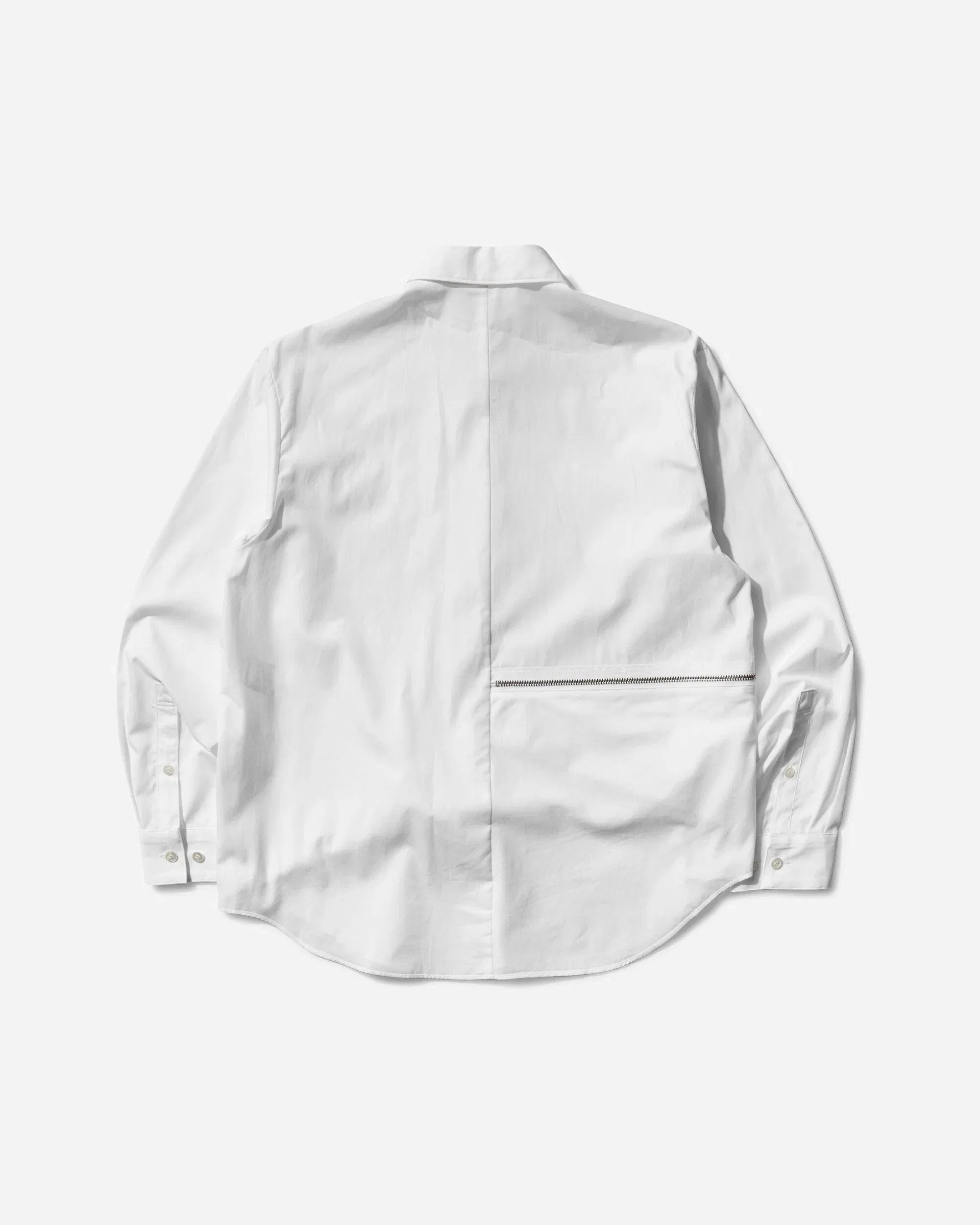 Undercover Women's Asymmetrical Zip Shirt White