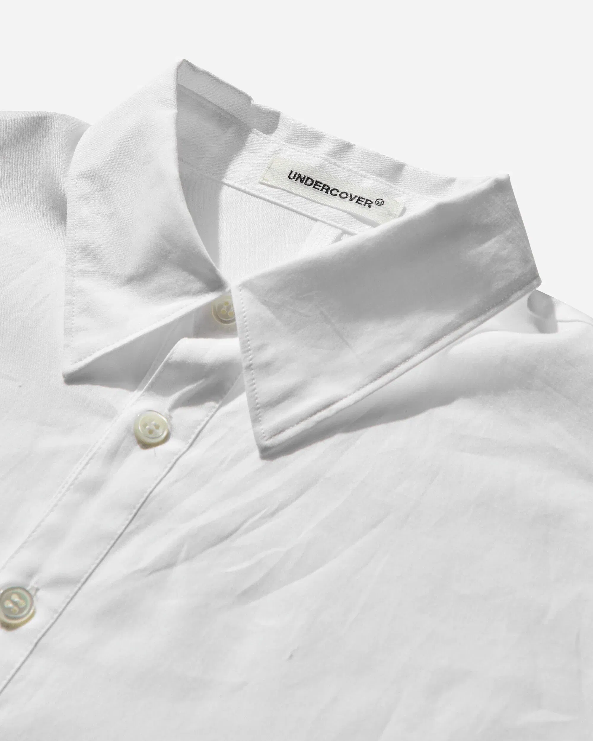 Undercover Women's Asymmetrical Zip Shirt White