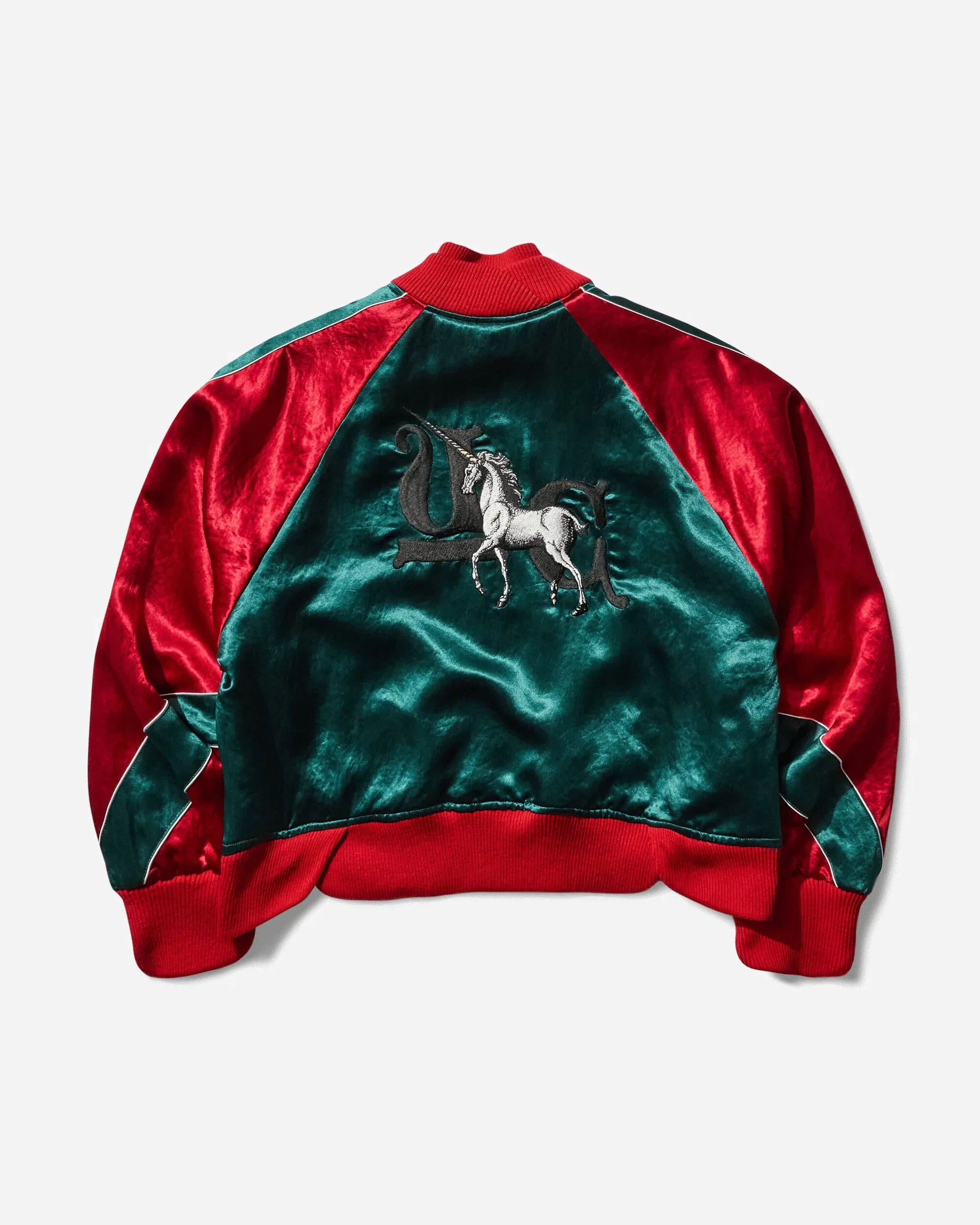 Undercover Women's Embroidered Bomber Jacket Green