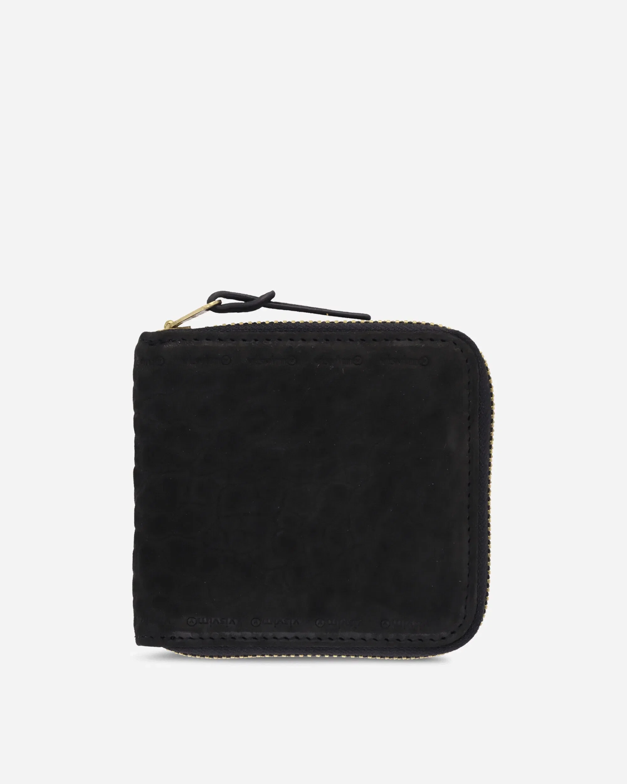 visvim Suede Bi-Fold Wallet Black