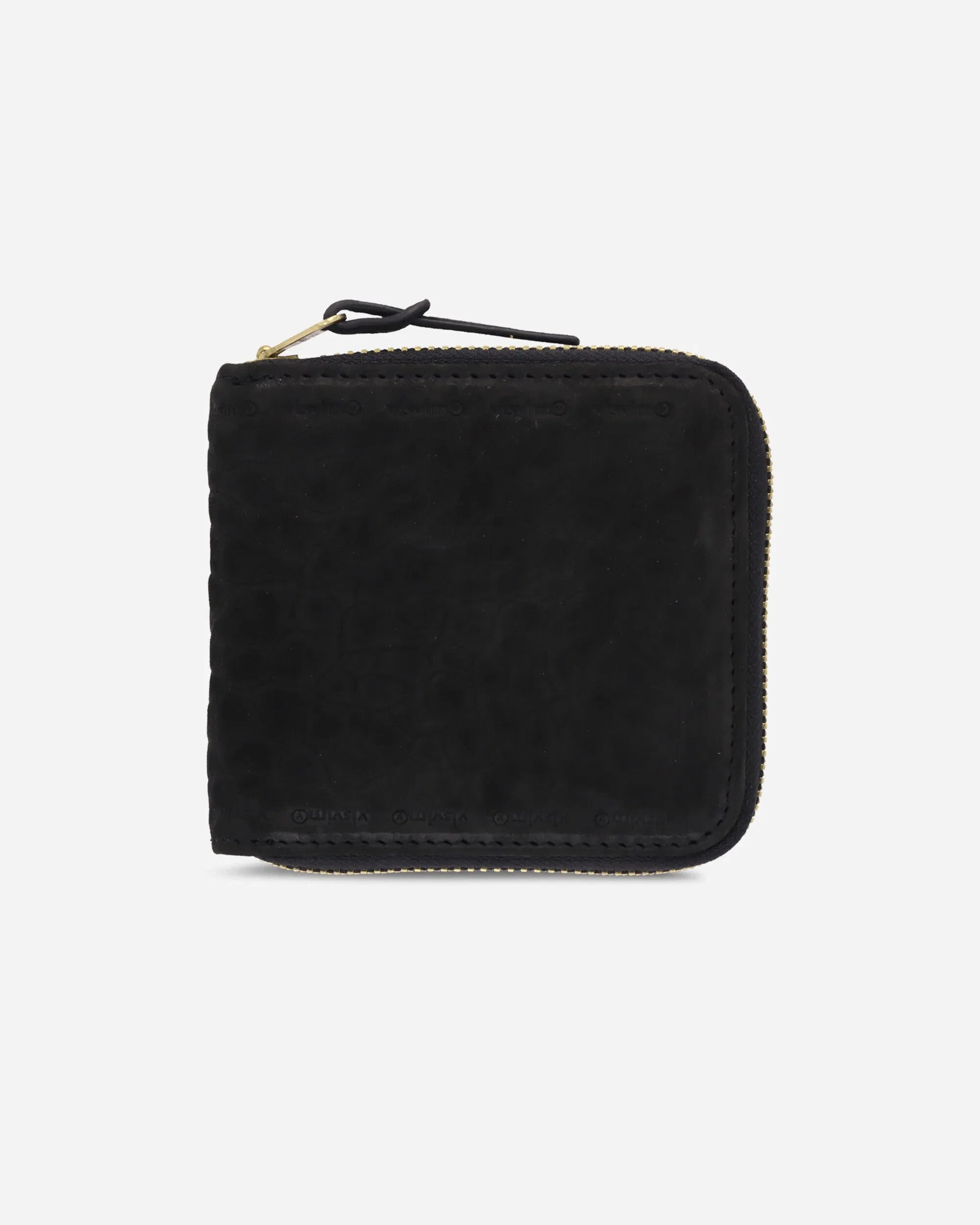 visvim Suede Bi-Fold Wallet Black