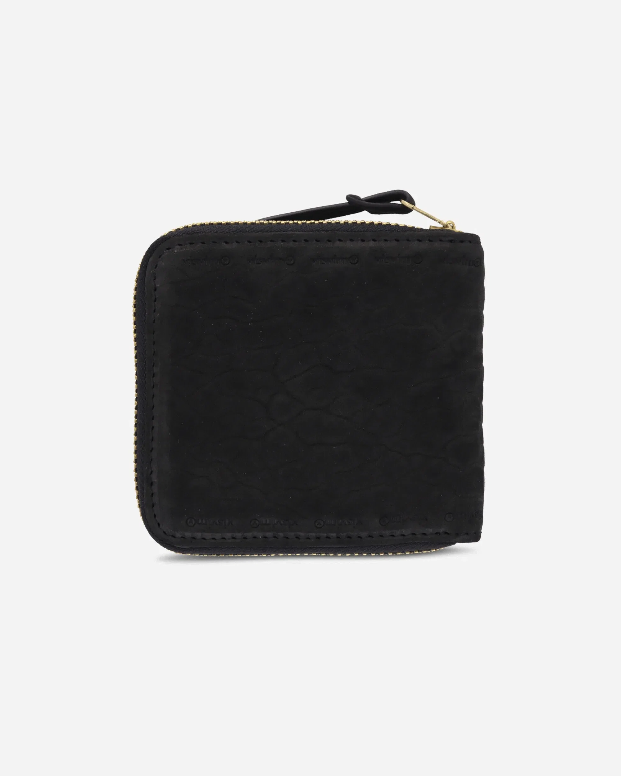 visvim Suede Bi-Fold Wallet Black