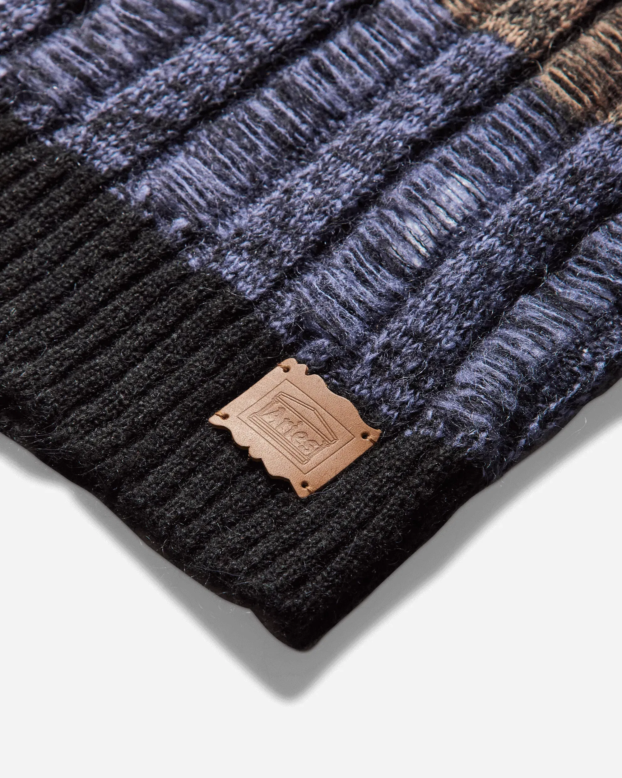 Aries Mohair Cable Stripe Sweater Multicolor