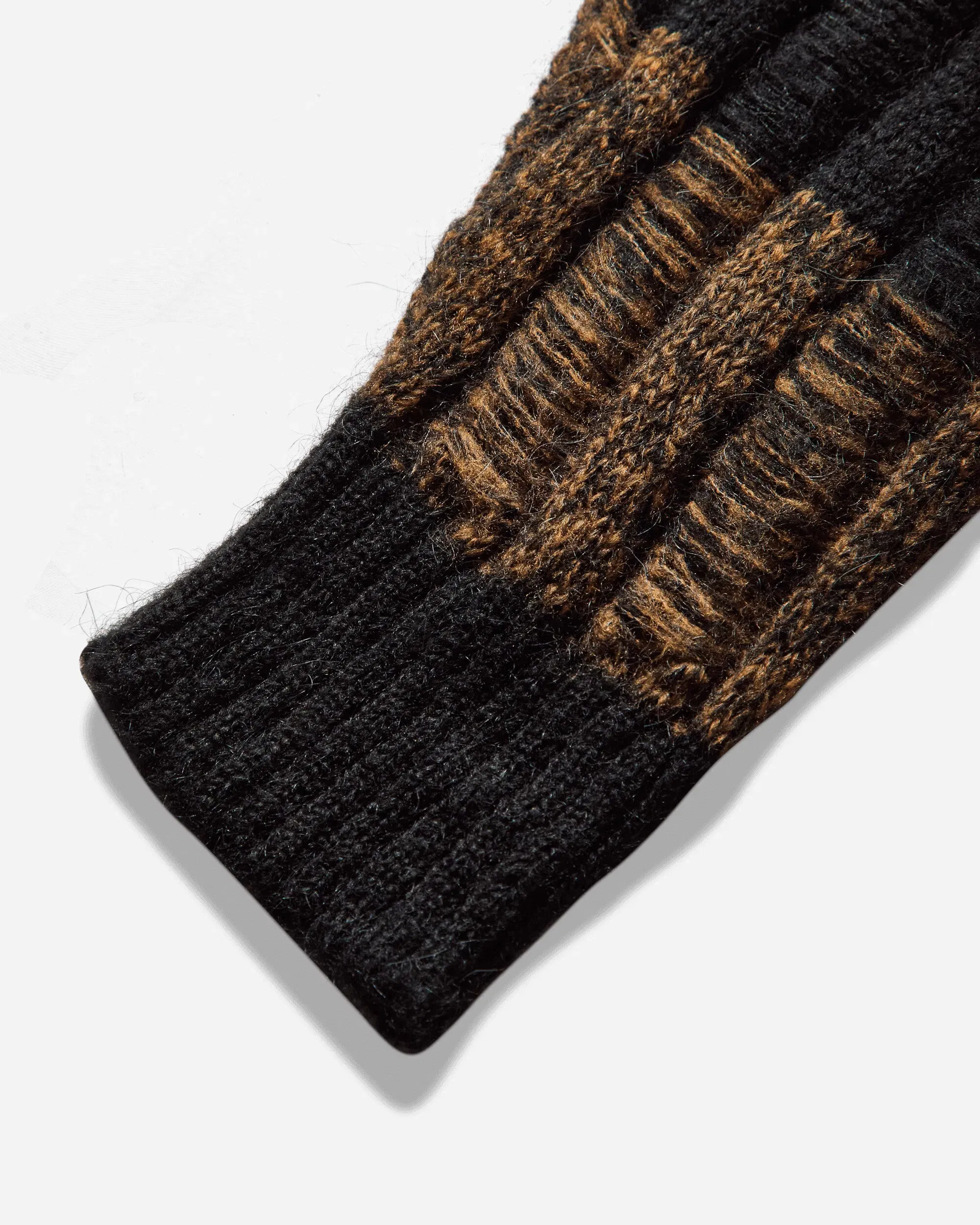 Aries Mohair Cable Stripe Sweater Multicolor