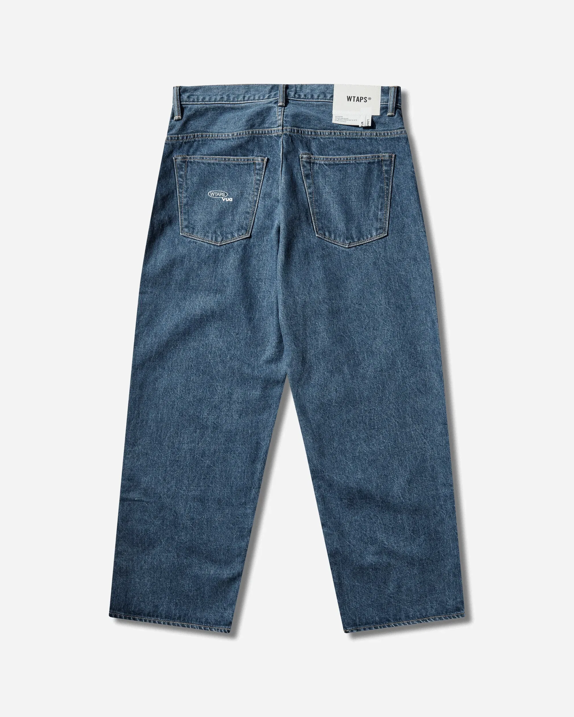 WTAPS Men's Blues Straight Pants Indigo