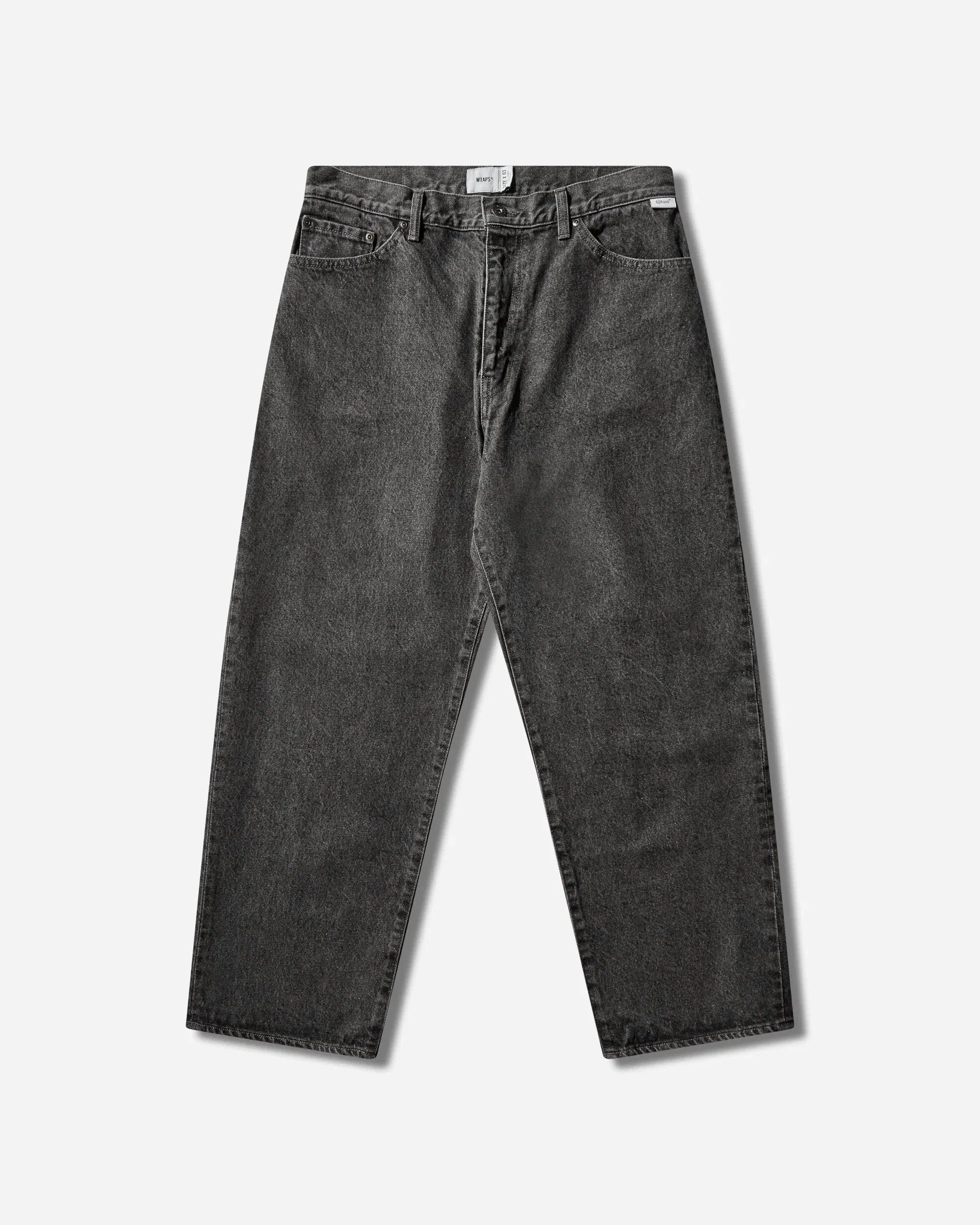 WTAPS Men's Blues Straight Pants Black