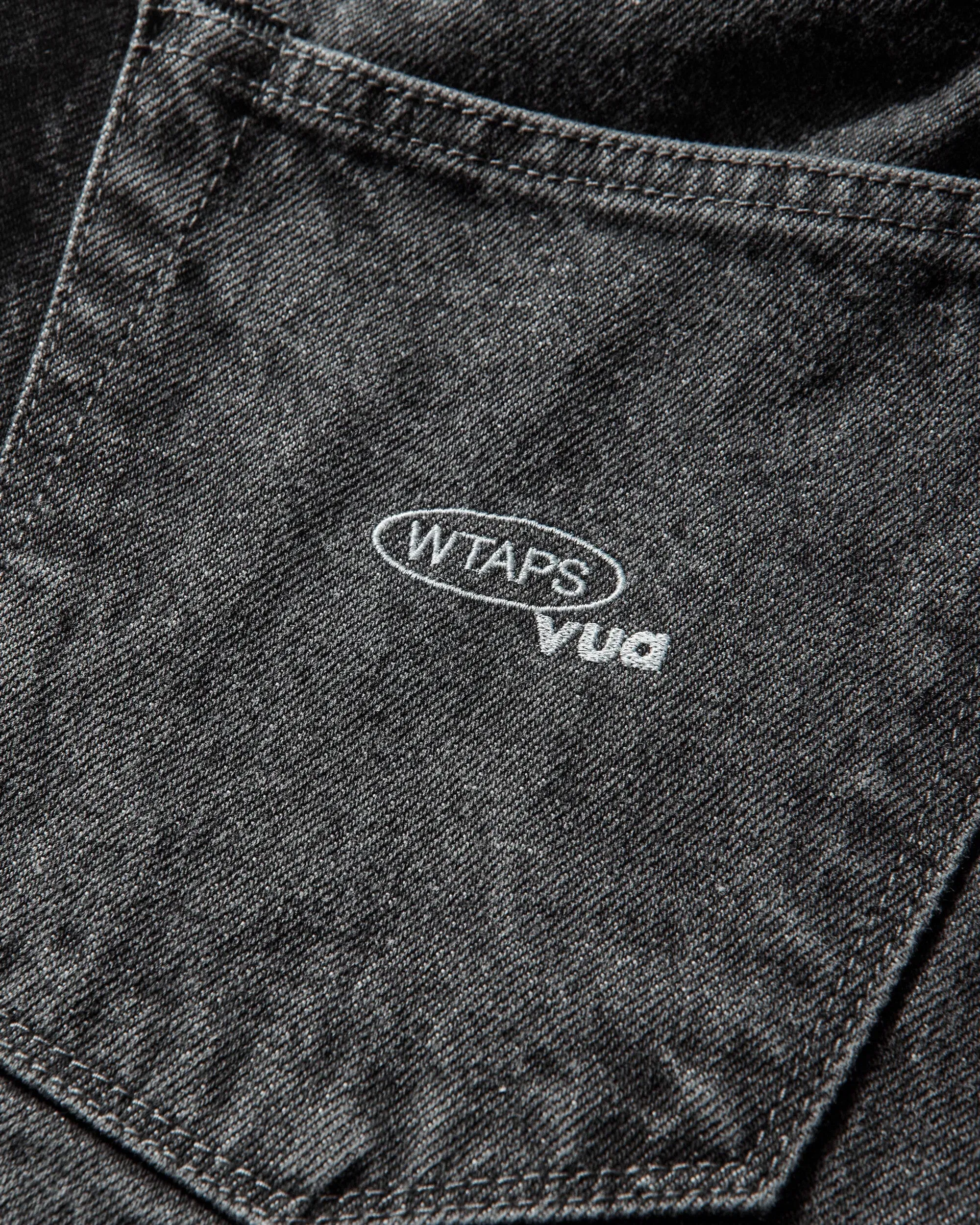 WTAPS Men's Blues Straight Pants Black