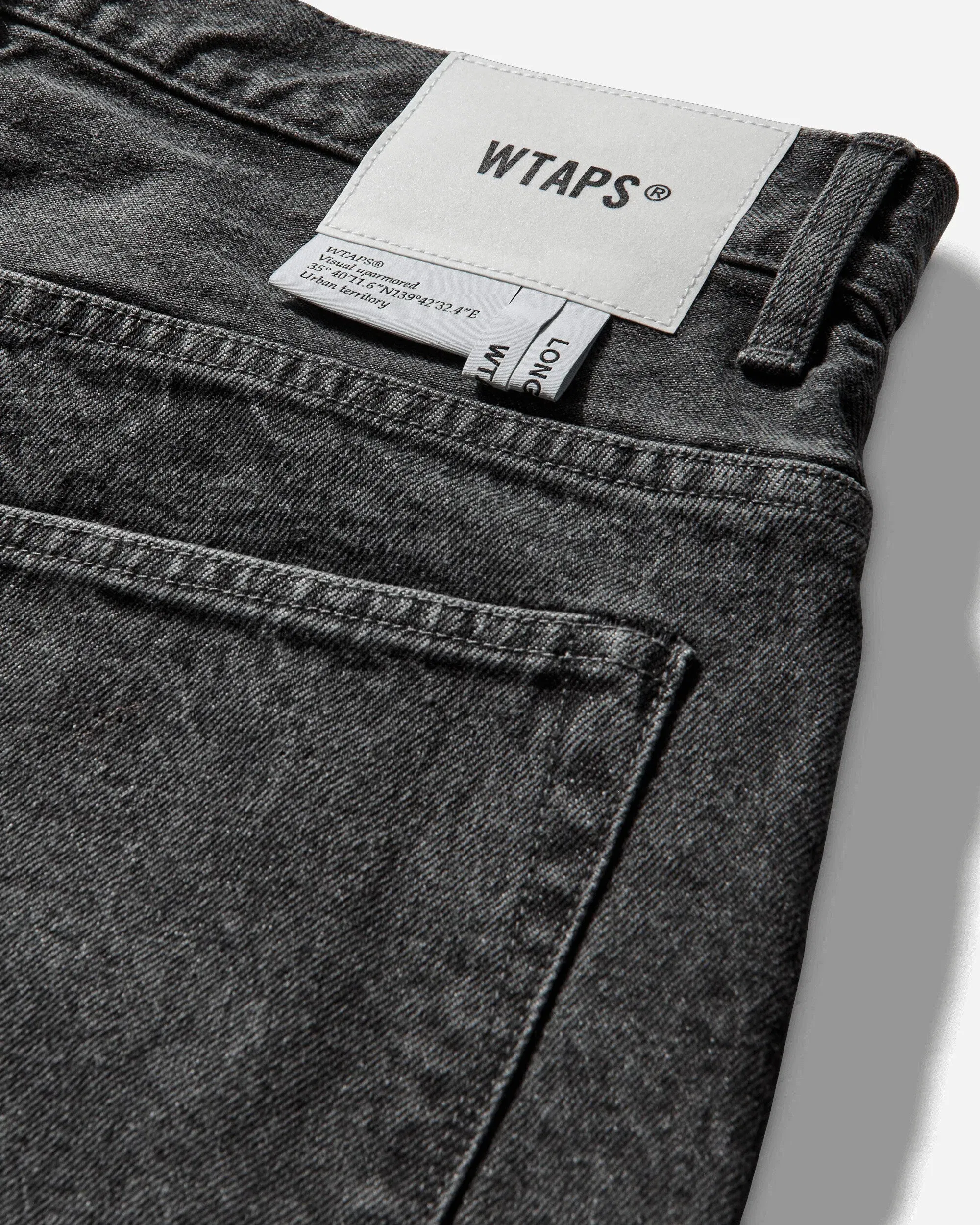 WTAPS Men's Blues Straight Pants Black