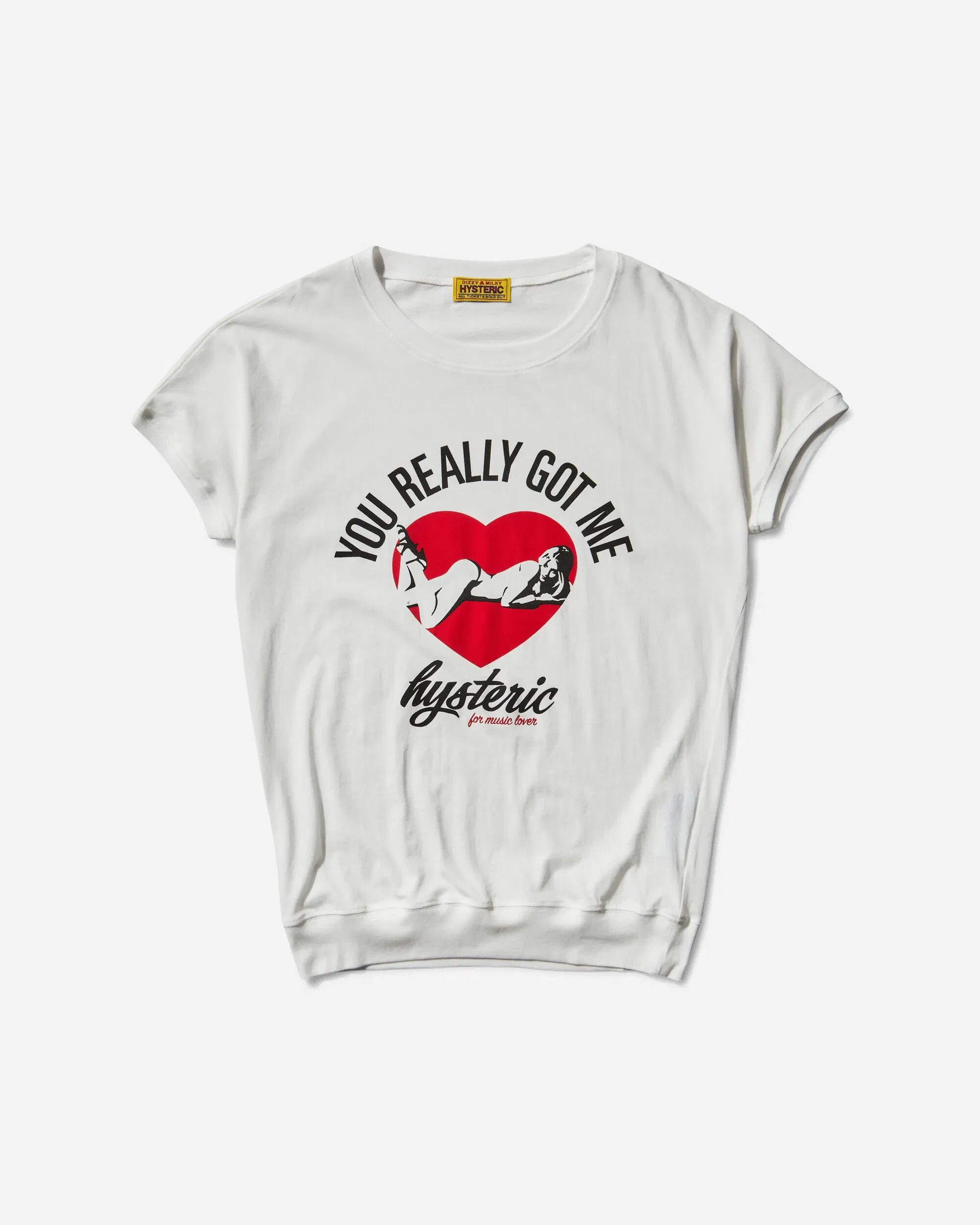 Hysteric Glamour Women's Music Lover T-Shirt White