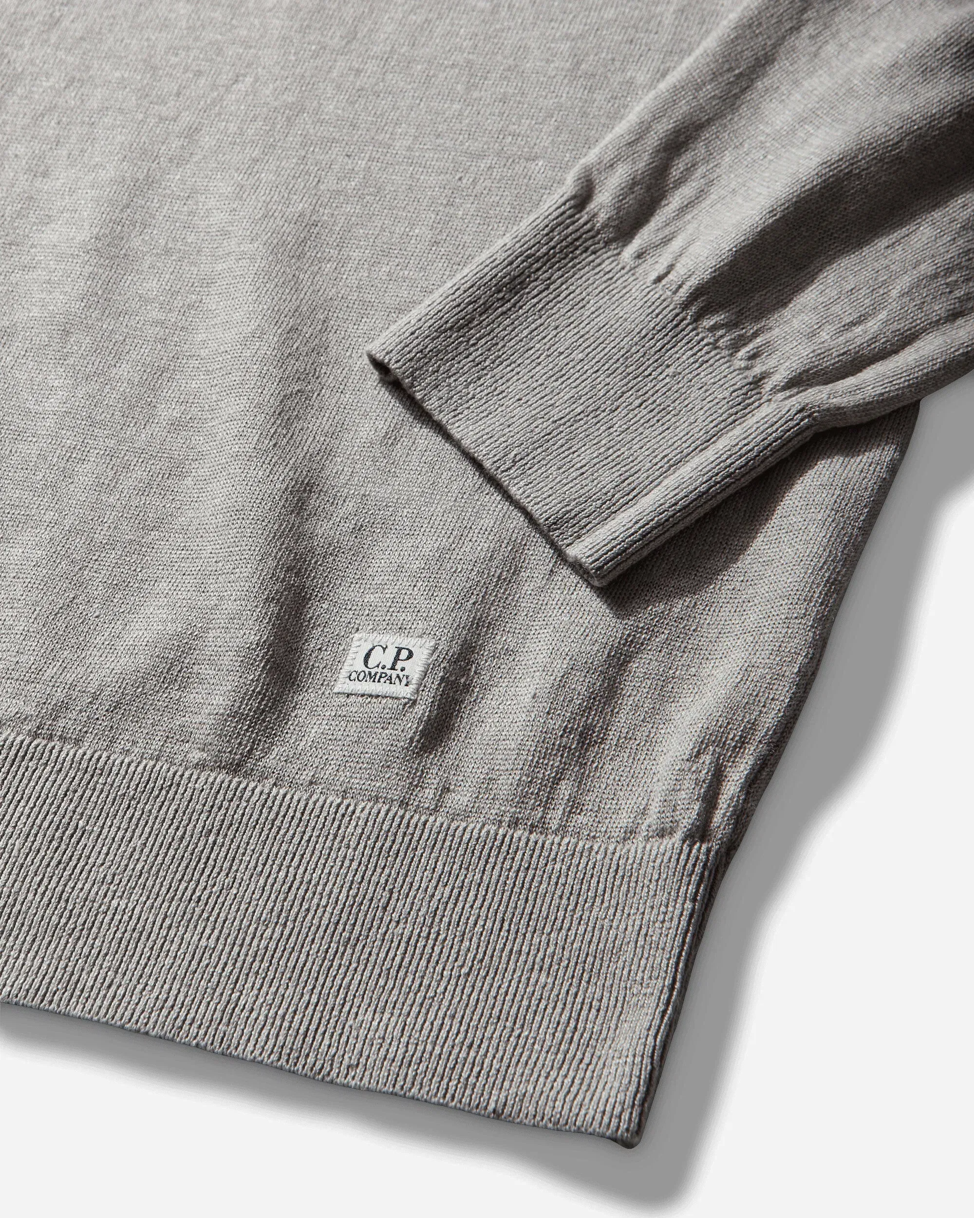 C.P. Company Men's Flax Crewneck Sweater Dove