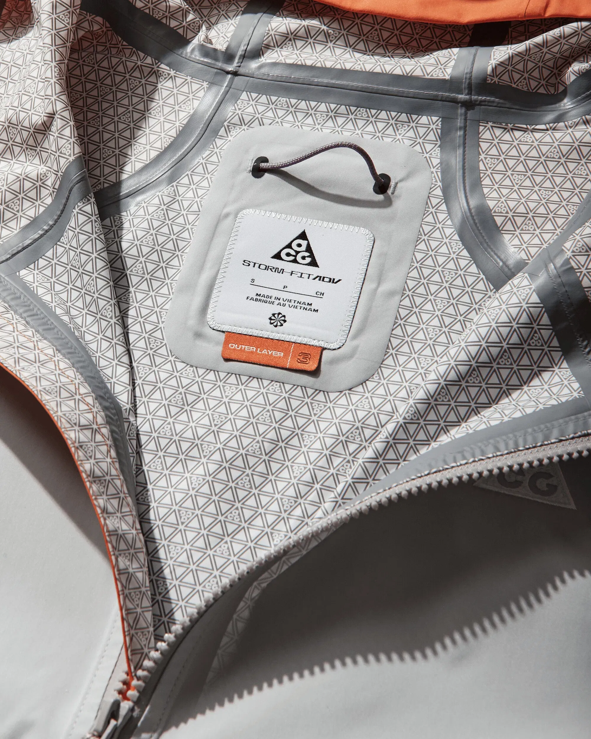 Nike Women's ACG 'Phantazma' Storm-FIT ADV Jacket Safety Orange / Grey Fog