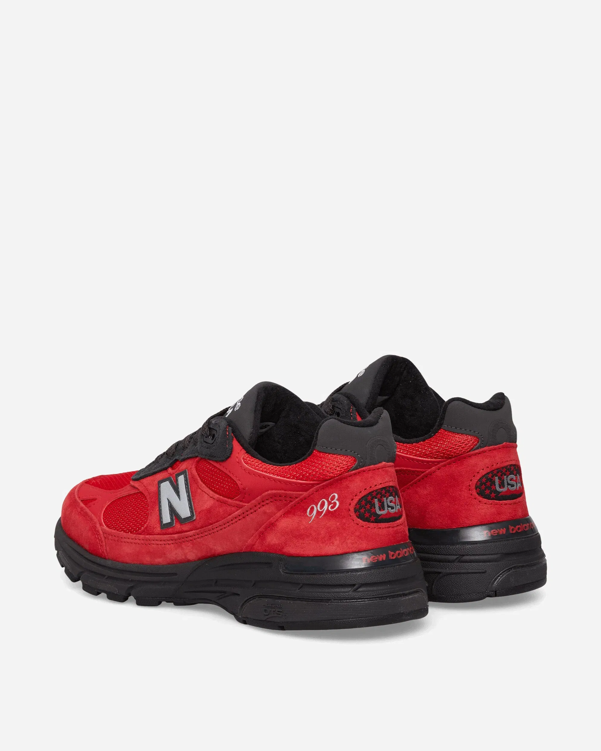 New Balance Made in USA 993 Sneakers Team Red / True Red / Black Cement