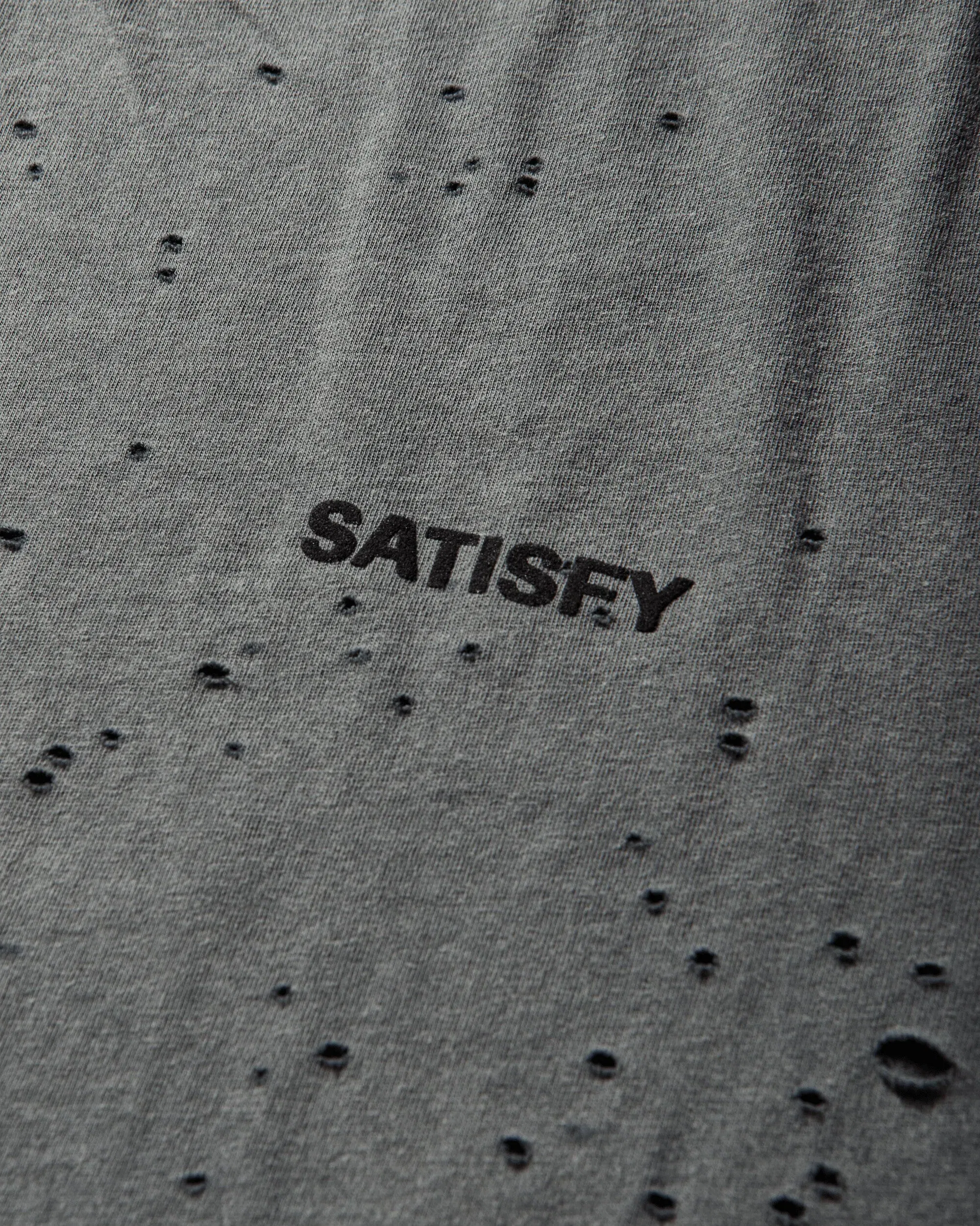 Satisfy Men's MothTech Muscle Tee Faded Black