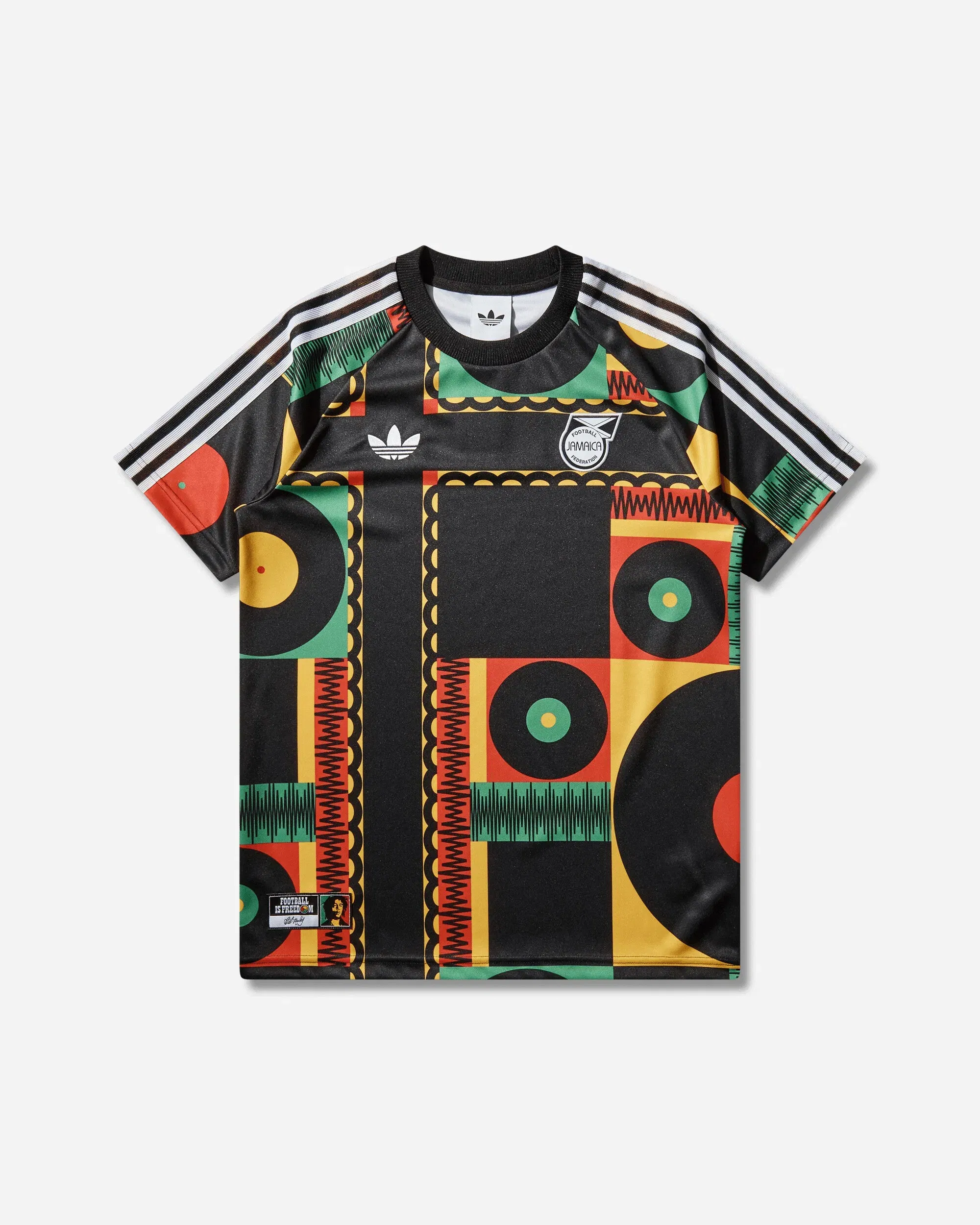 adidas Men's Bob Marley Jamaica Originals T-Shirt Black