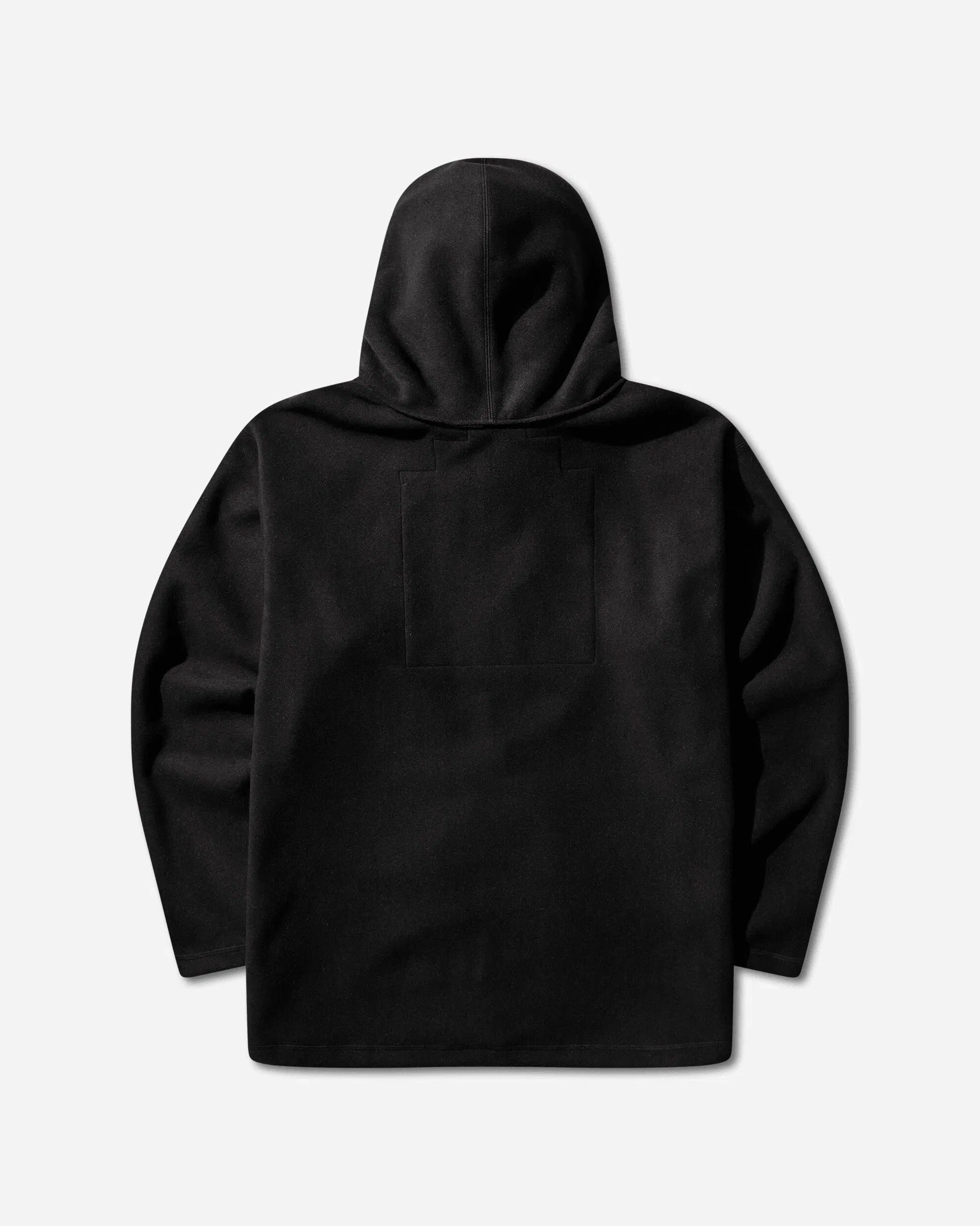 Cav Empt Men's Attached Hood Zip Up Fleece Jacket Black