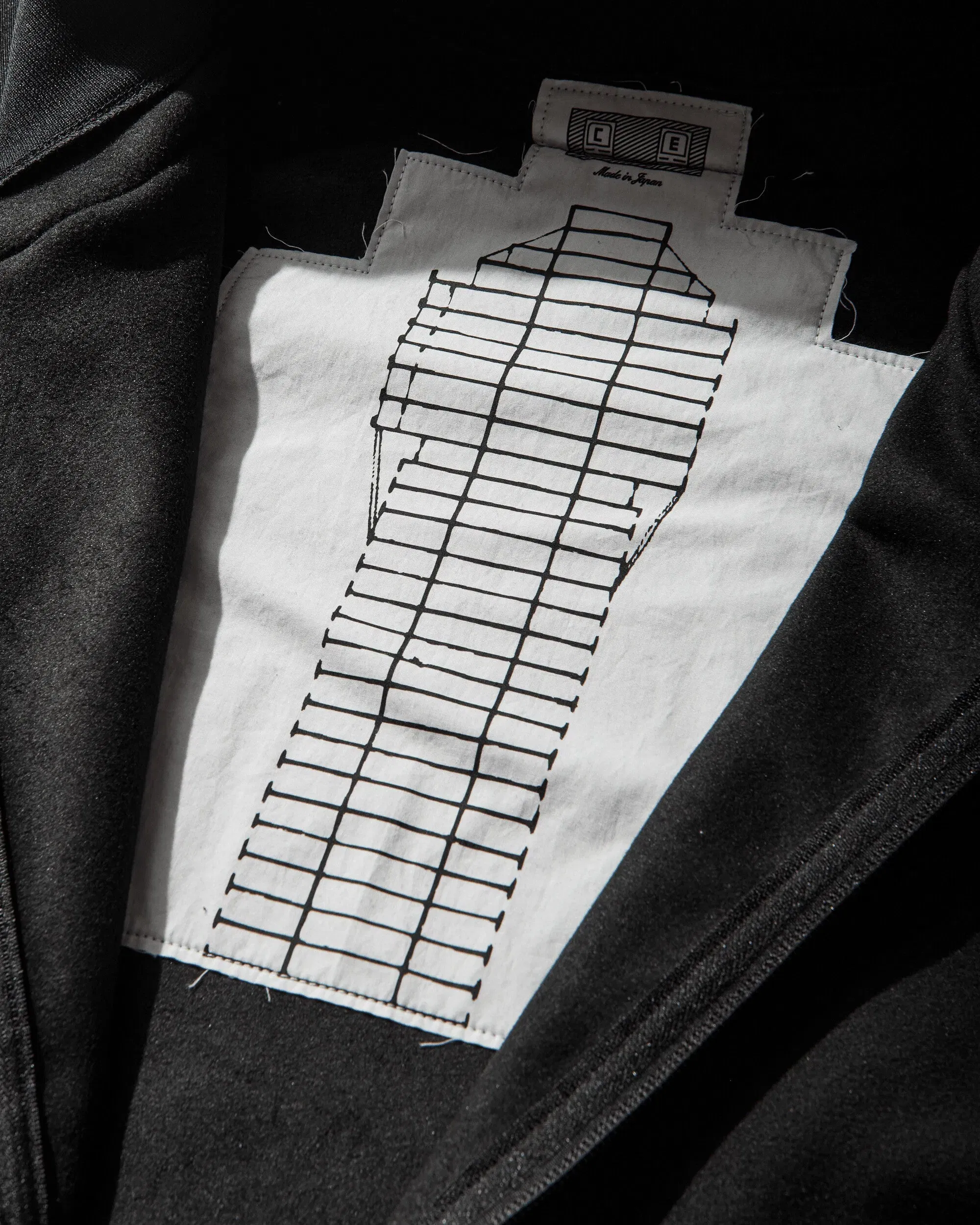 Cav Empt Men's Attached Hood Zip Up Fleece Jacket Black