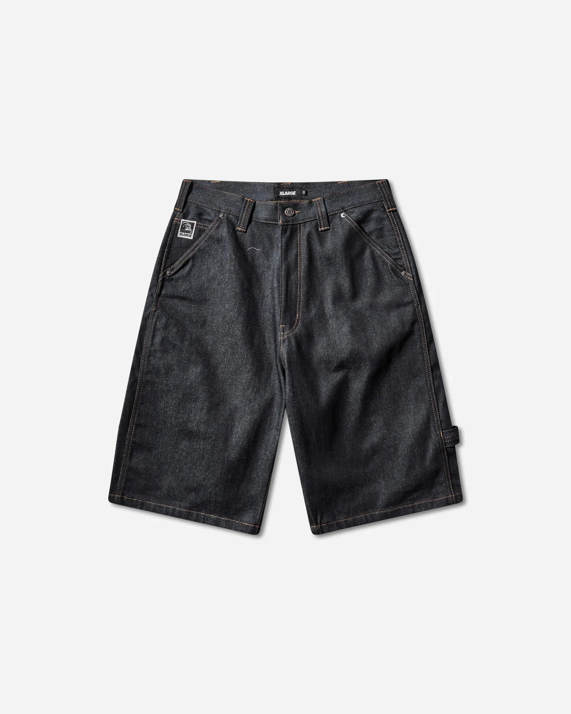 XLarge Men's Cut Out XL Loose Shorts Indigo