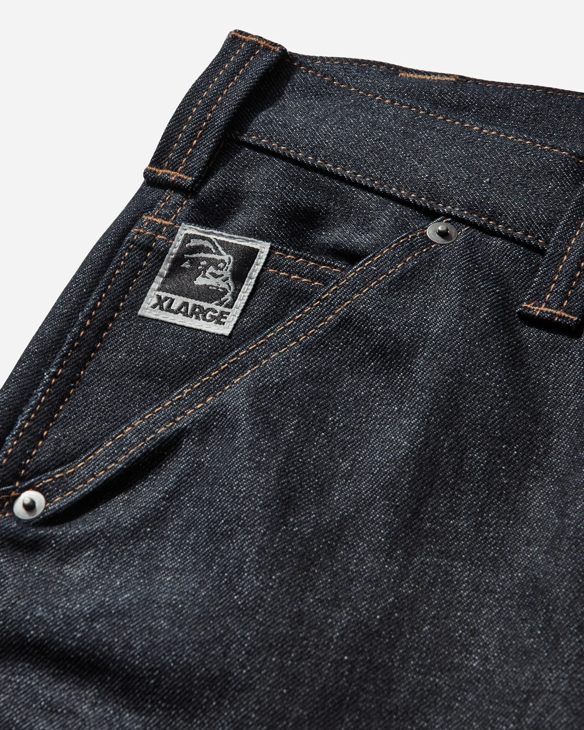 XLarge Men's Cut Out XL Loose Shorts Indigo