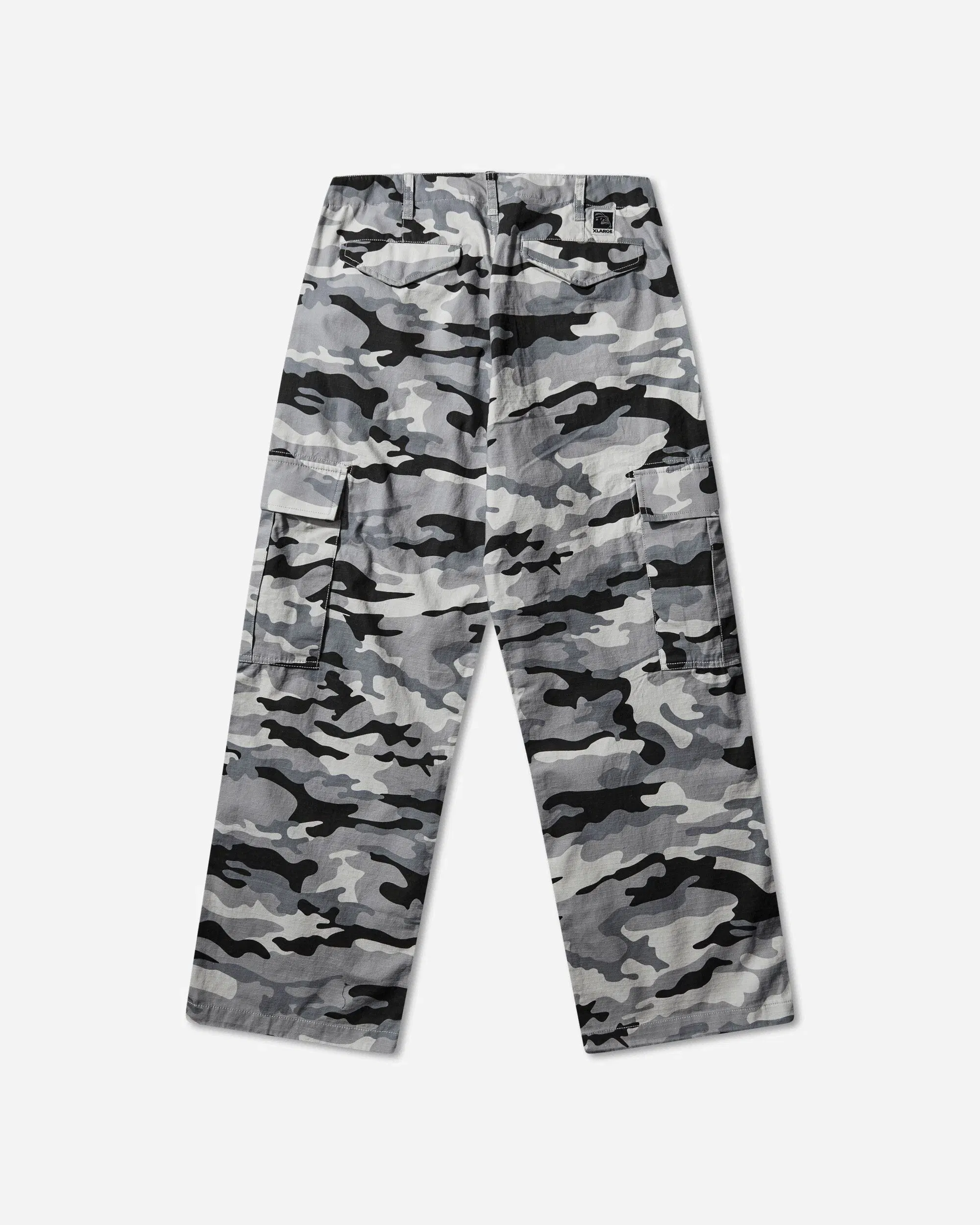 XLarge Men's Label Ripstop Cargo Pants Grey