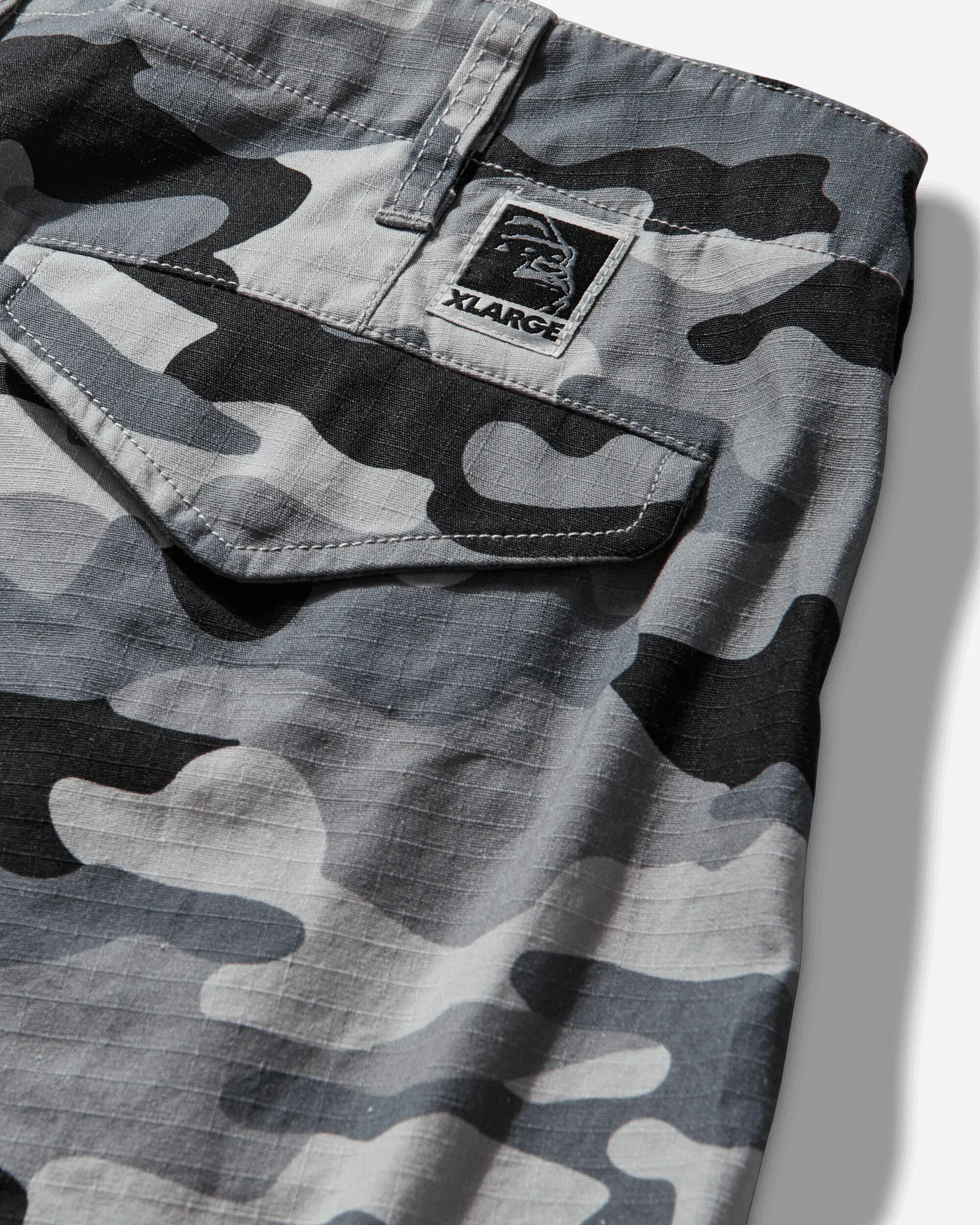 XLarge Men's Label Ripstop Cargo Pants Grey