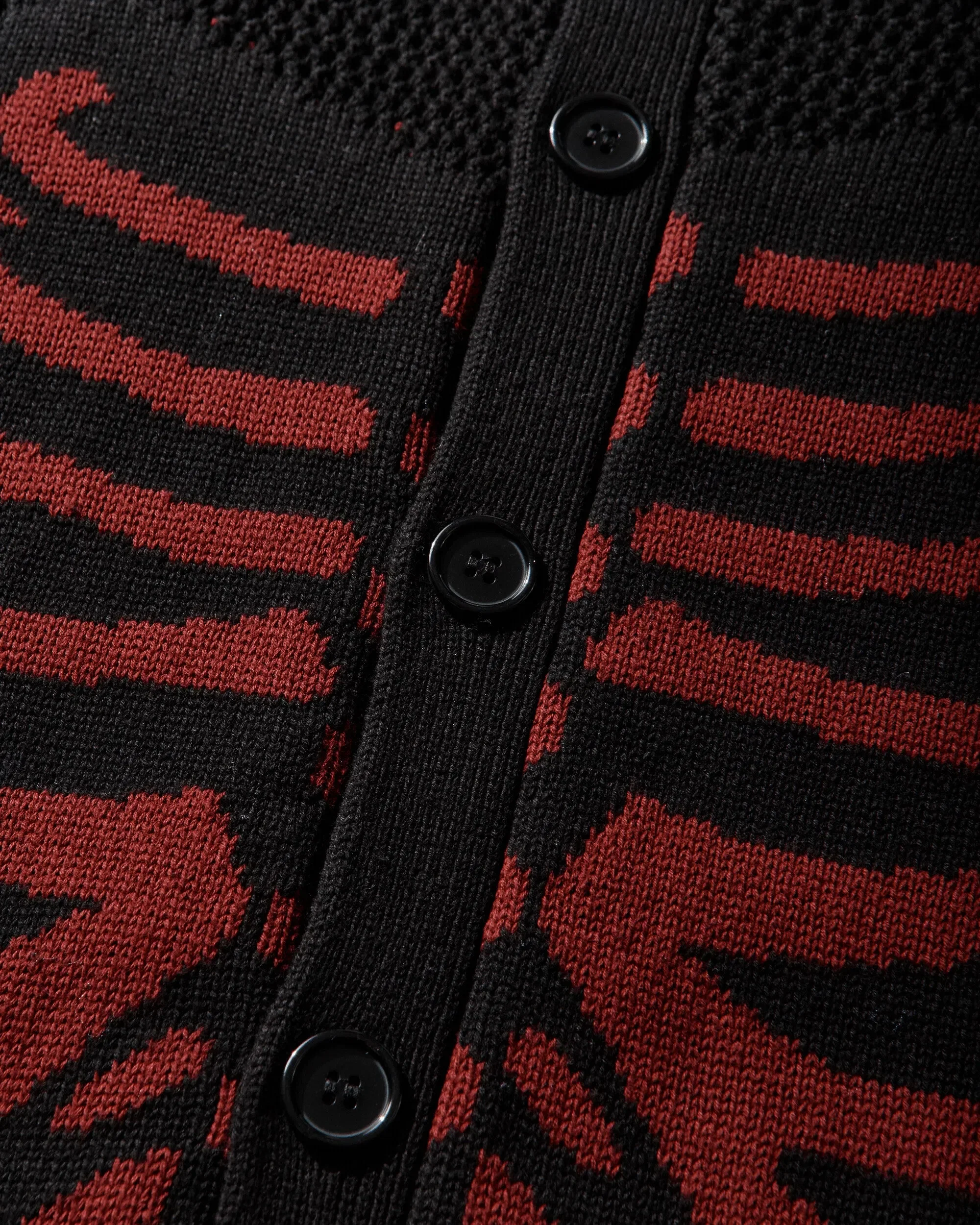 XLarge Men's Scanner Knit Cardigan Black