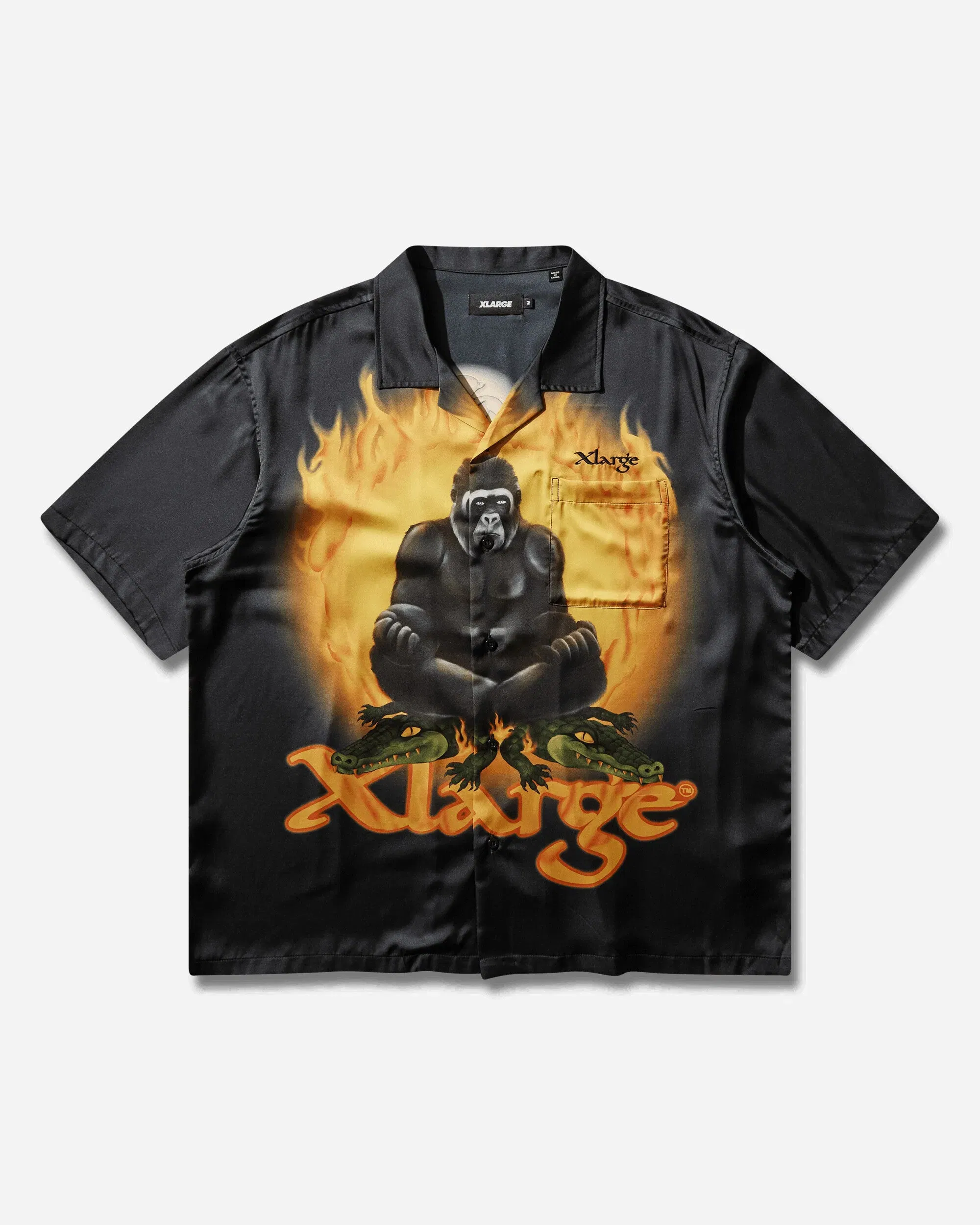 XLarge Men's Camp Shirt Multicolor