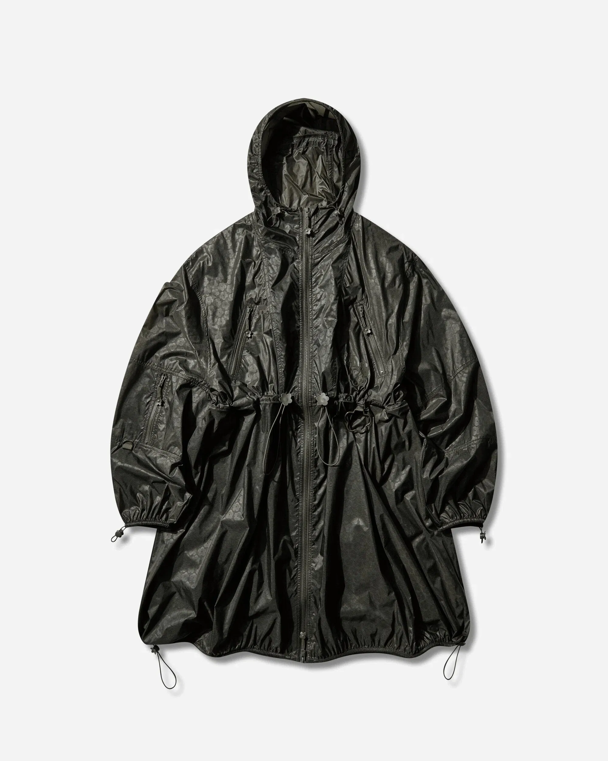 The North Face Women's Cecilie Bahnsen Emma Long Wind Jacket Forest Night Green